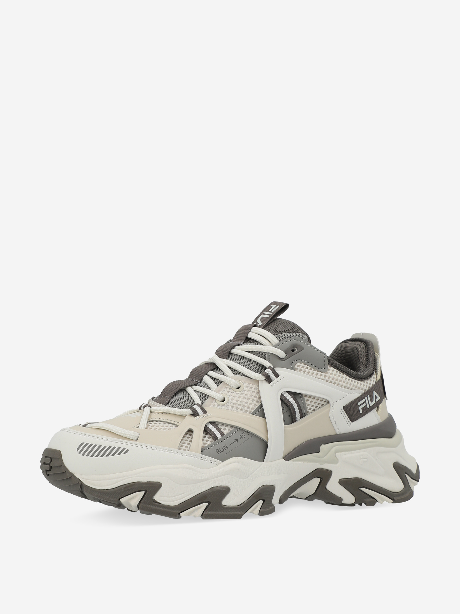 фото Кроссовки женские fila trace low, бежевый