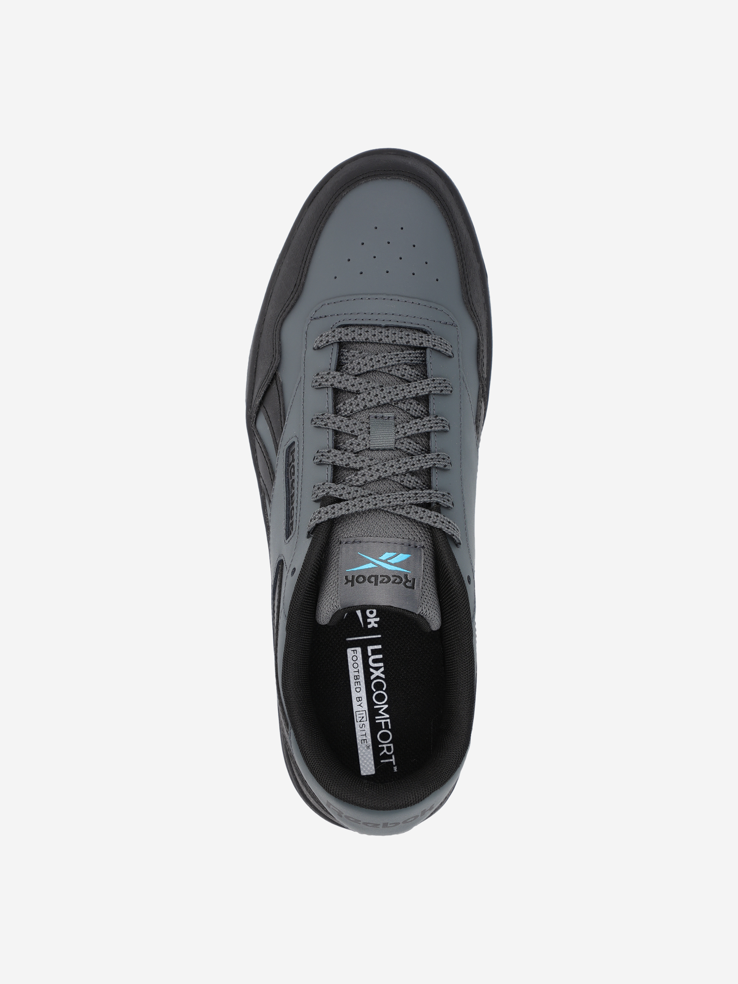 фото Кеды мужские reebok court advance, серый