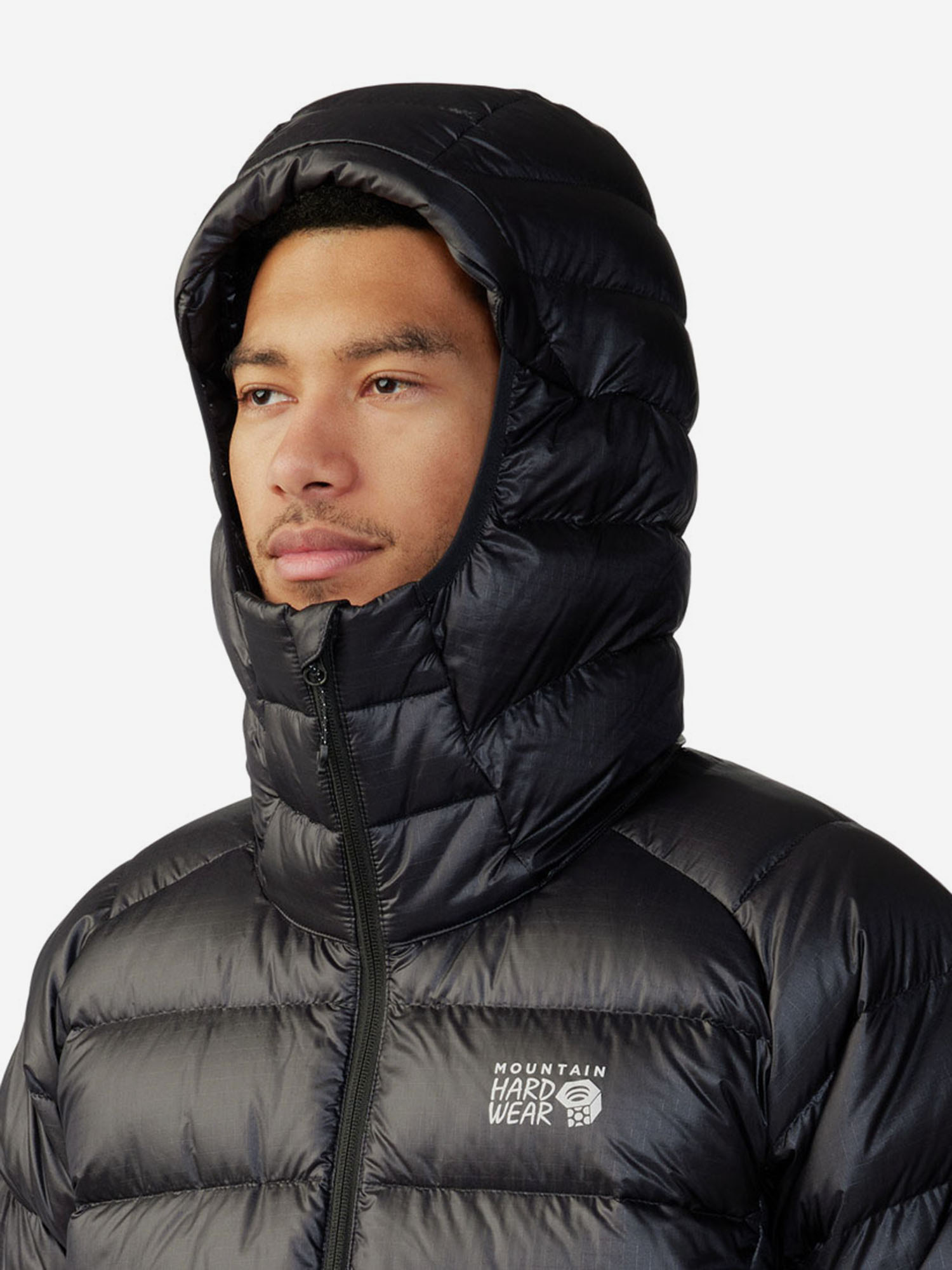 фото Пуховик мужской mountain hardwear phantom alpine, черный