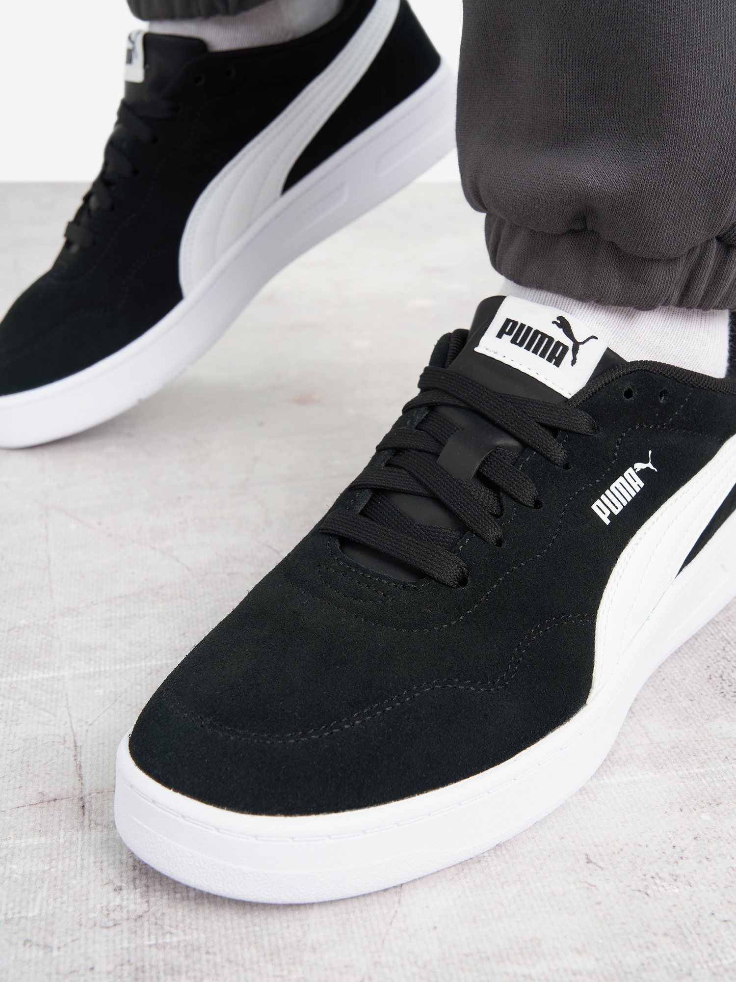 фото Кеды женские puma court lally sd, черный