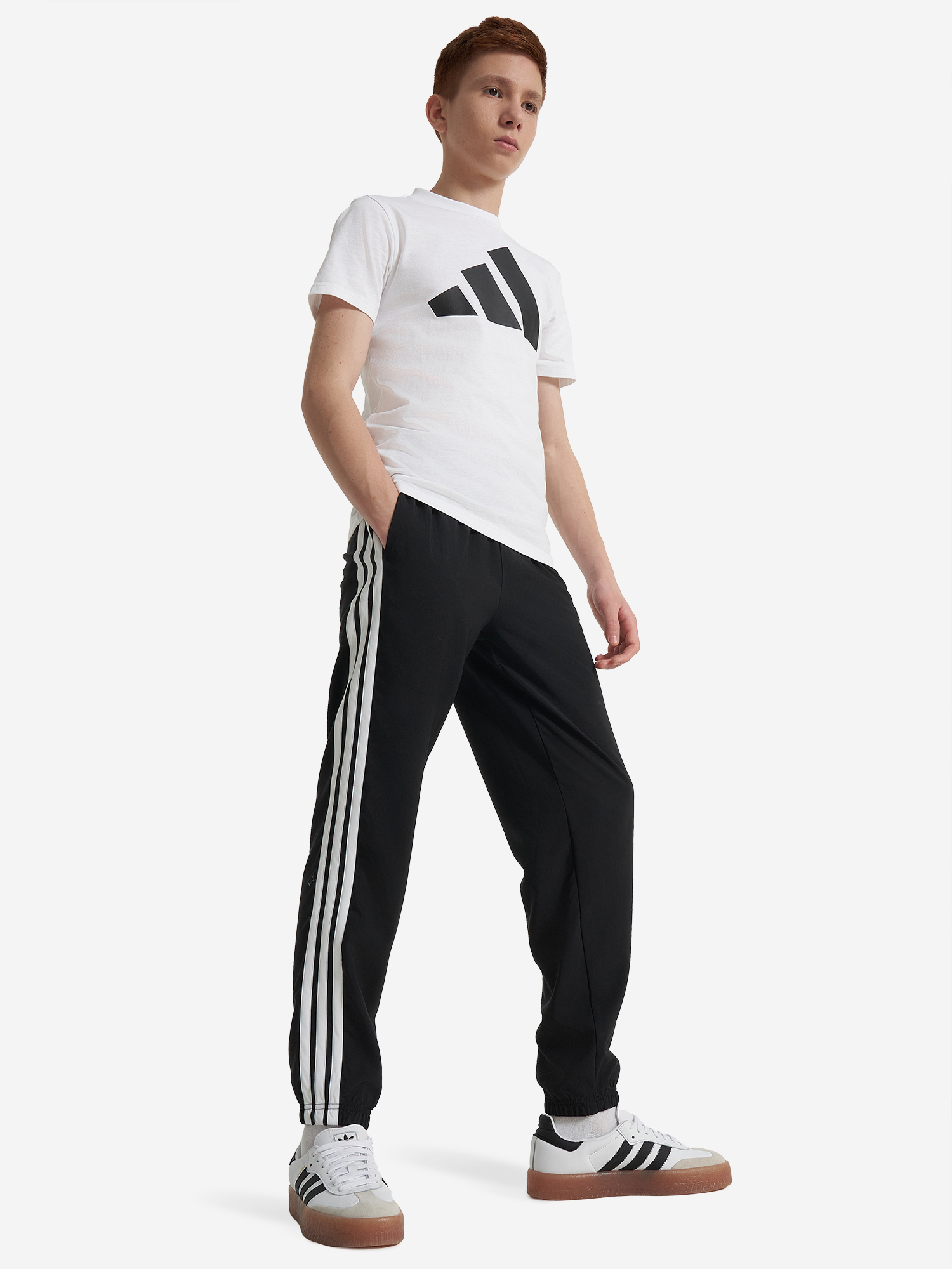 фото Брюки для мальчиков adidas, черный