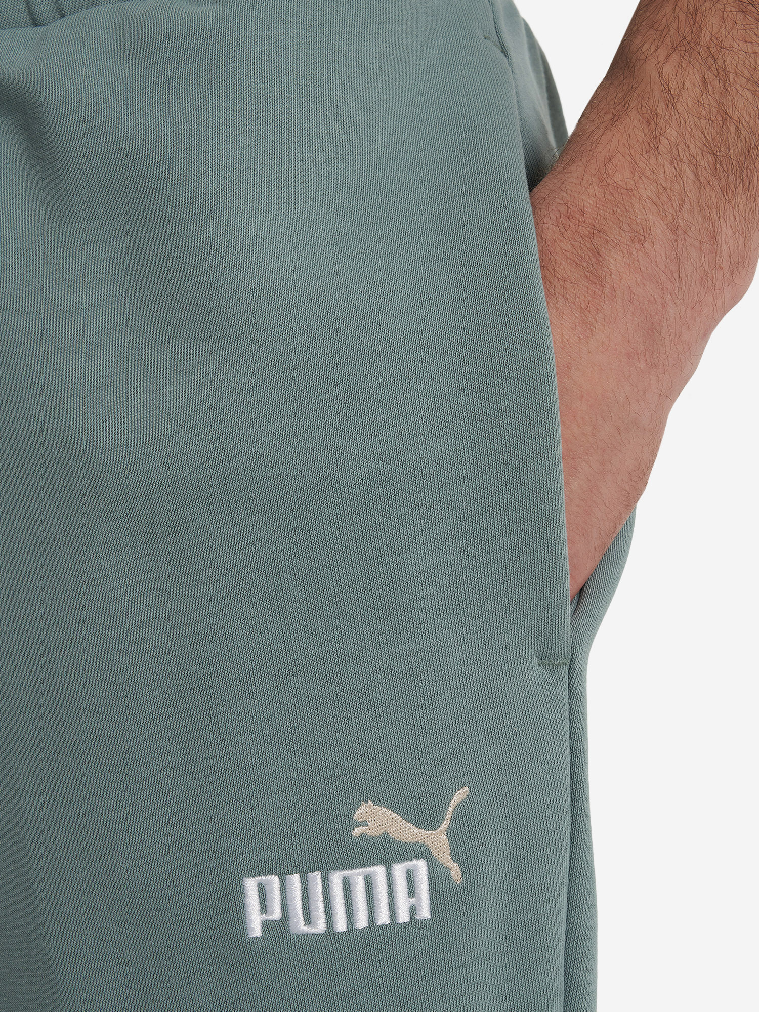 фото Брюки мужские puma, зеленый