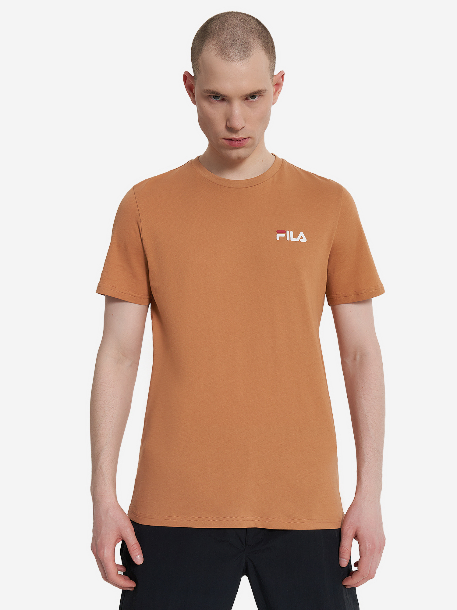 фото Футболка мужская fila, коричневый