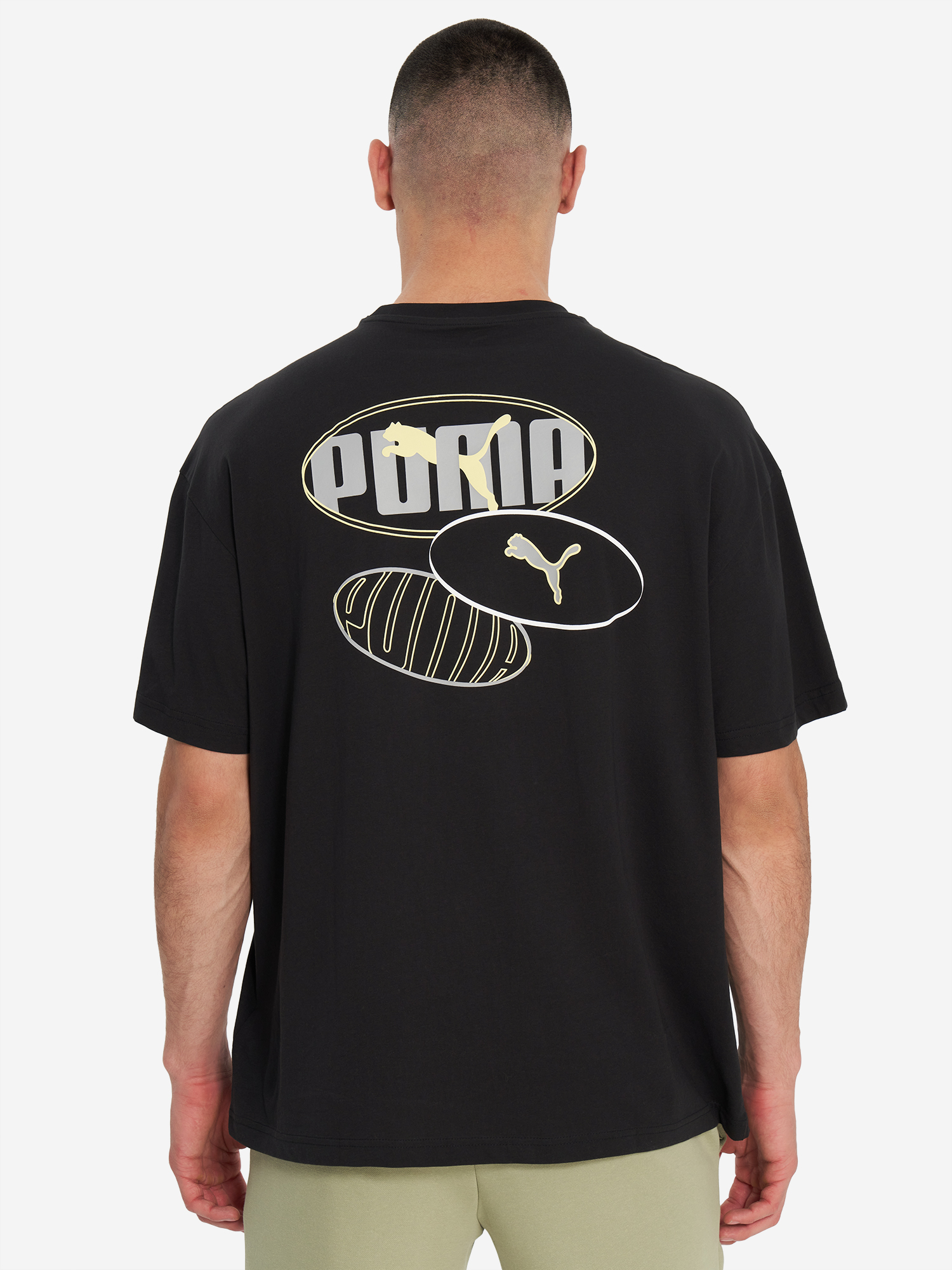 фото Футболка мужская puma ess logo lab, черный