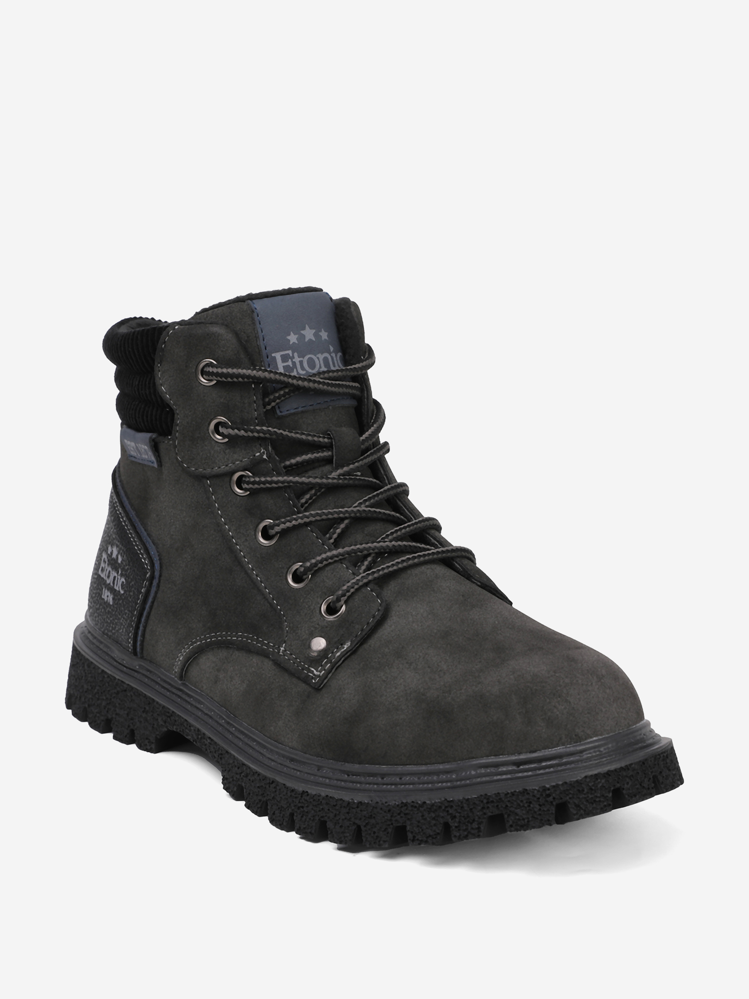 фото Ботинки утепленные для мальчиков etonic carl, черный