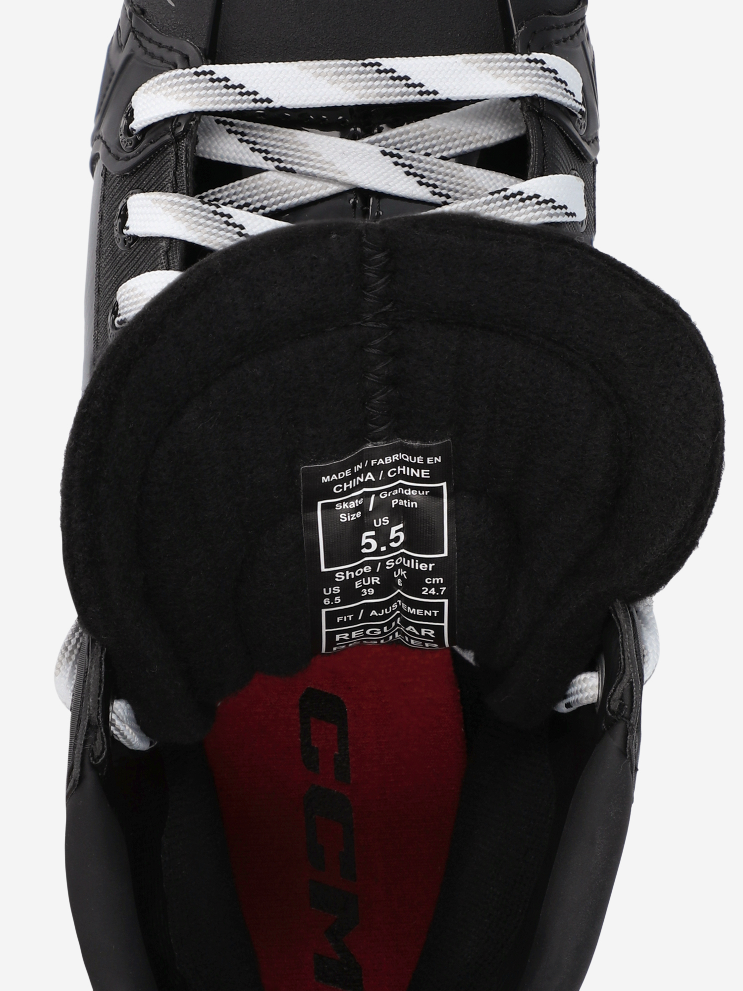 фото Коньки хоккейные детские ccm sk jetspeed 860 int regular, черный