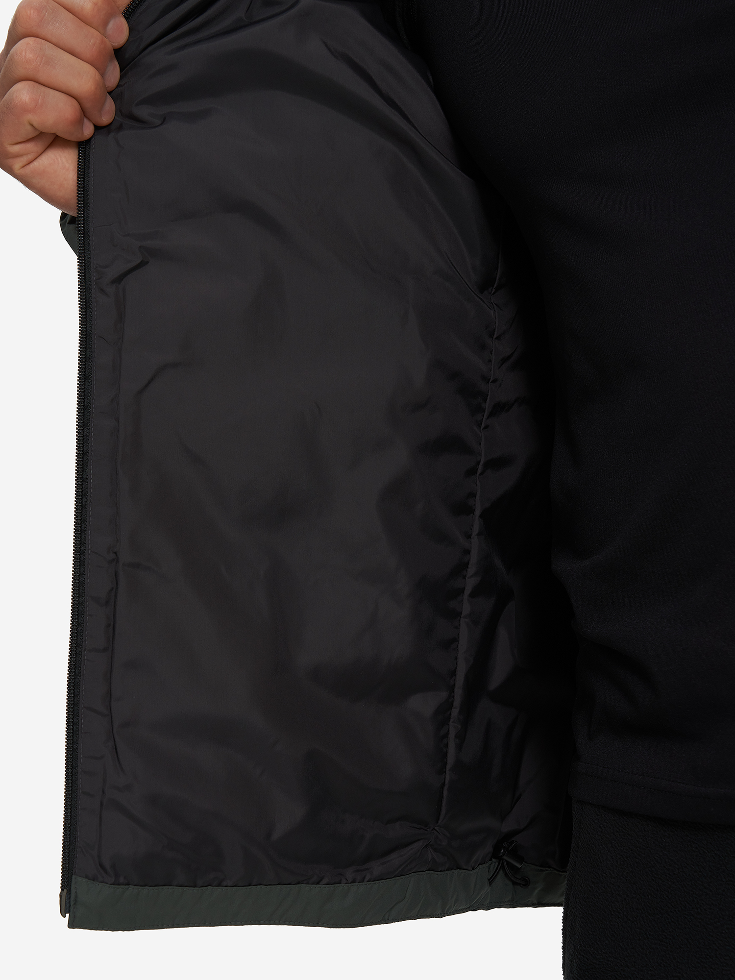фото Пуховик мужской jack wolfskin colonius, зеленый