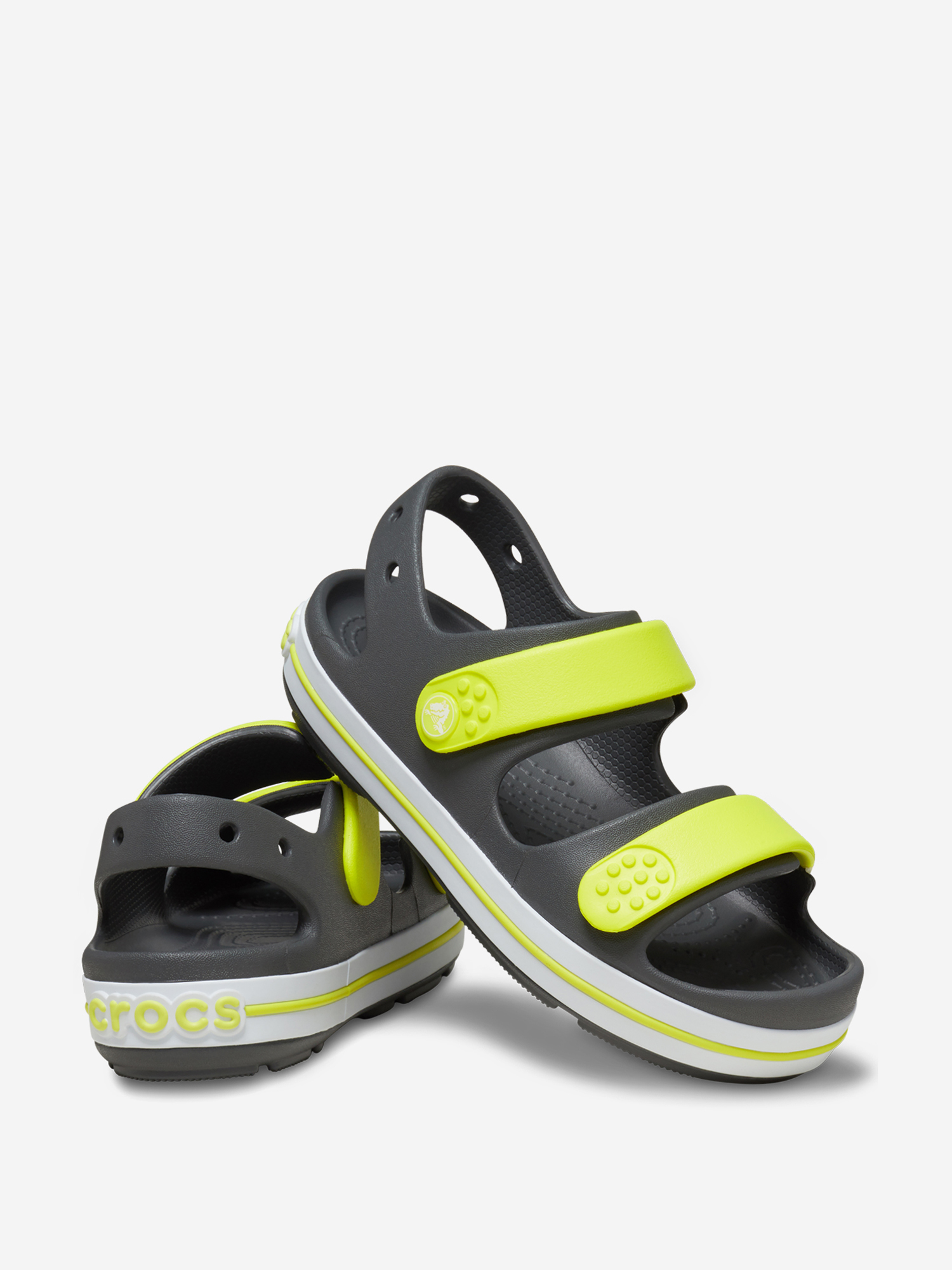 фото Сандалии для мальчиков crocs crocband cruiser, серый