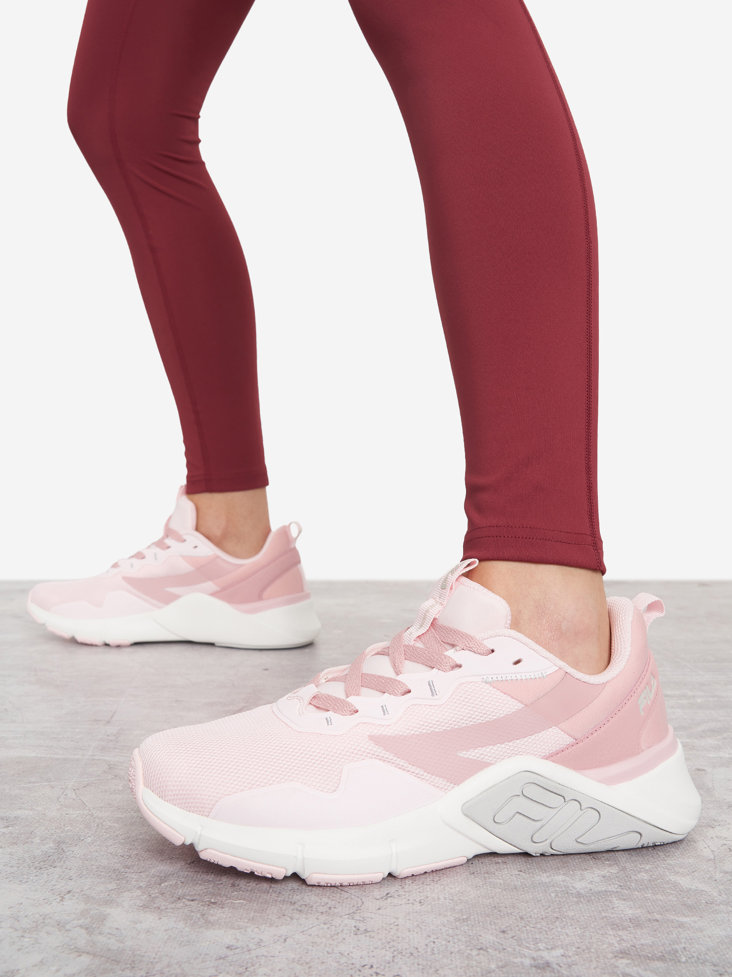 фото Кроссовки женские fila titan, розовый