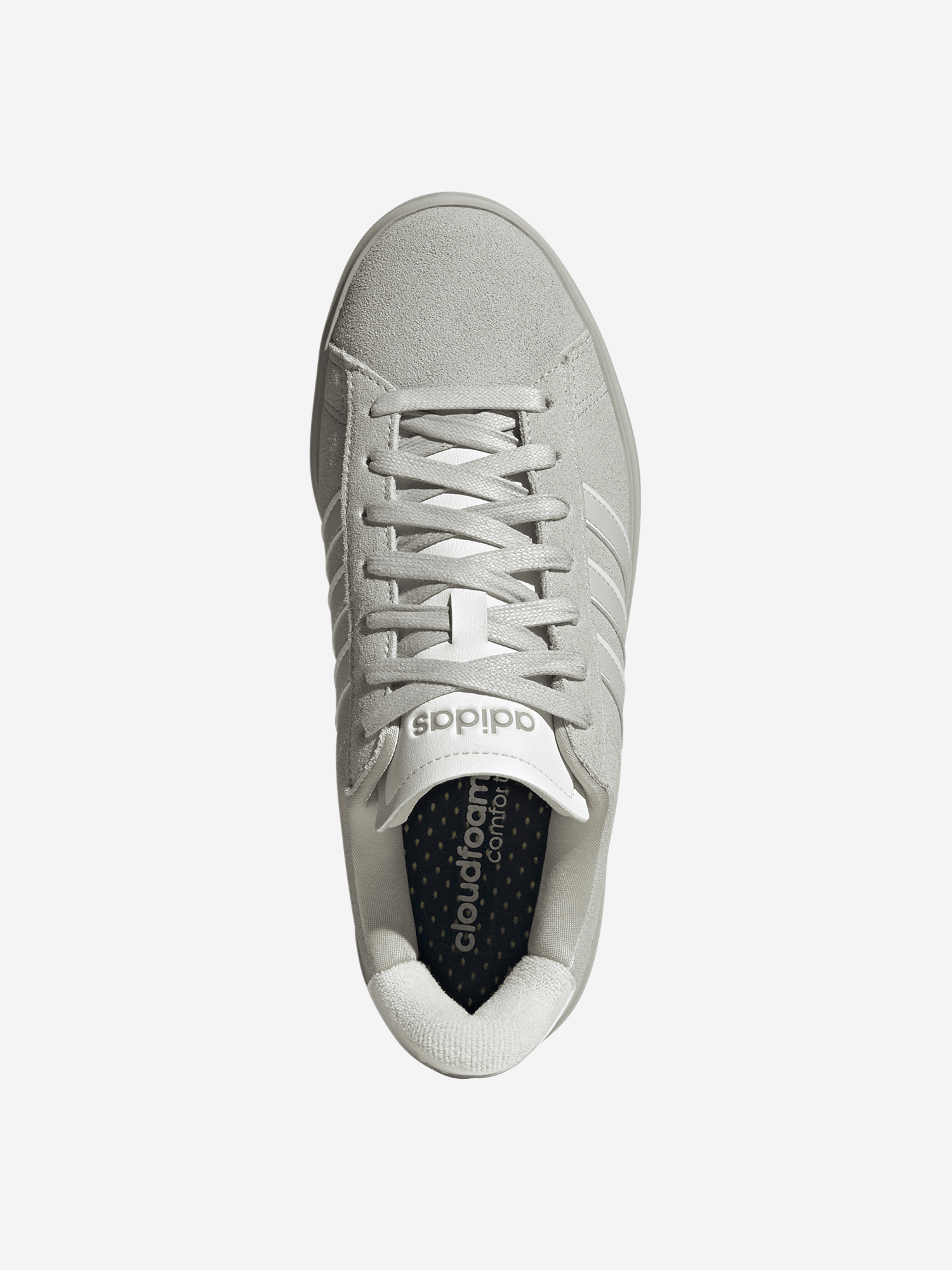 фото Кеды женские adidas grand court 2.0, серый