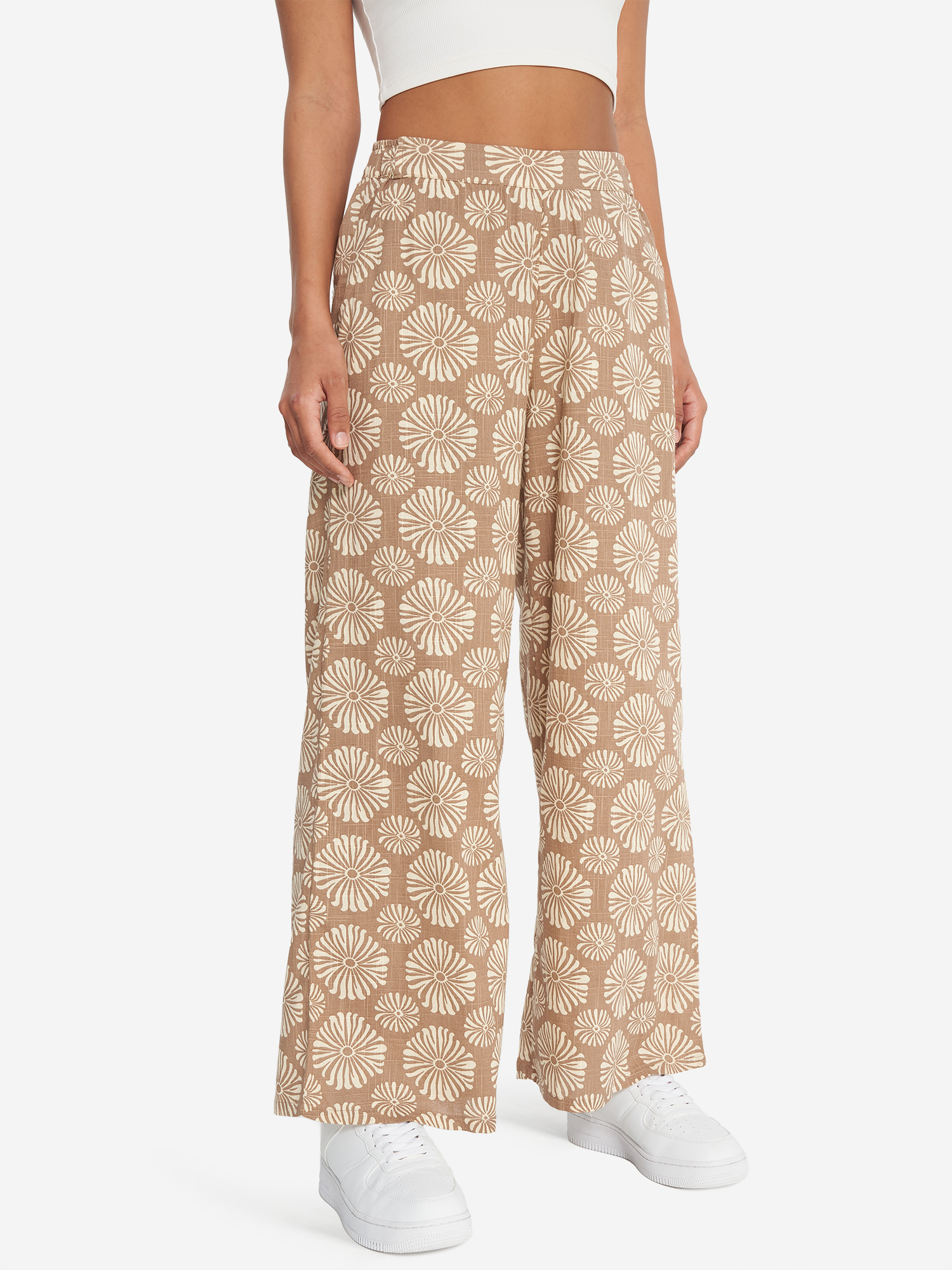 фото Брюки женские roxy midnight avenue slub, мультицвет