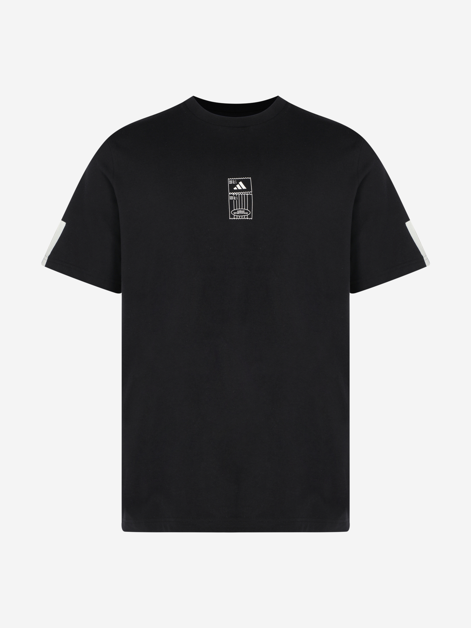 фото Футболка мужская adidas stad ticket, черный