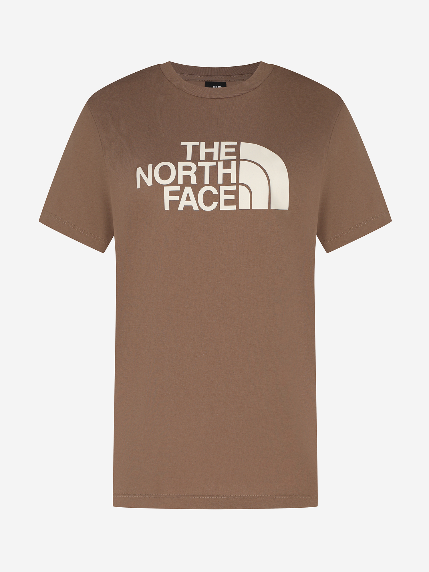 фото Футболка женская the north face easy, коричневый