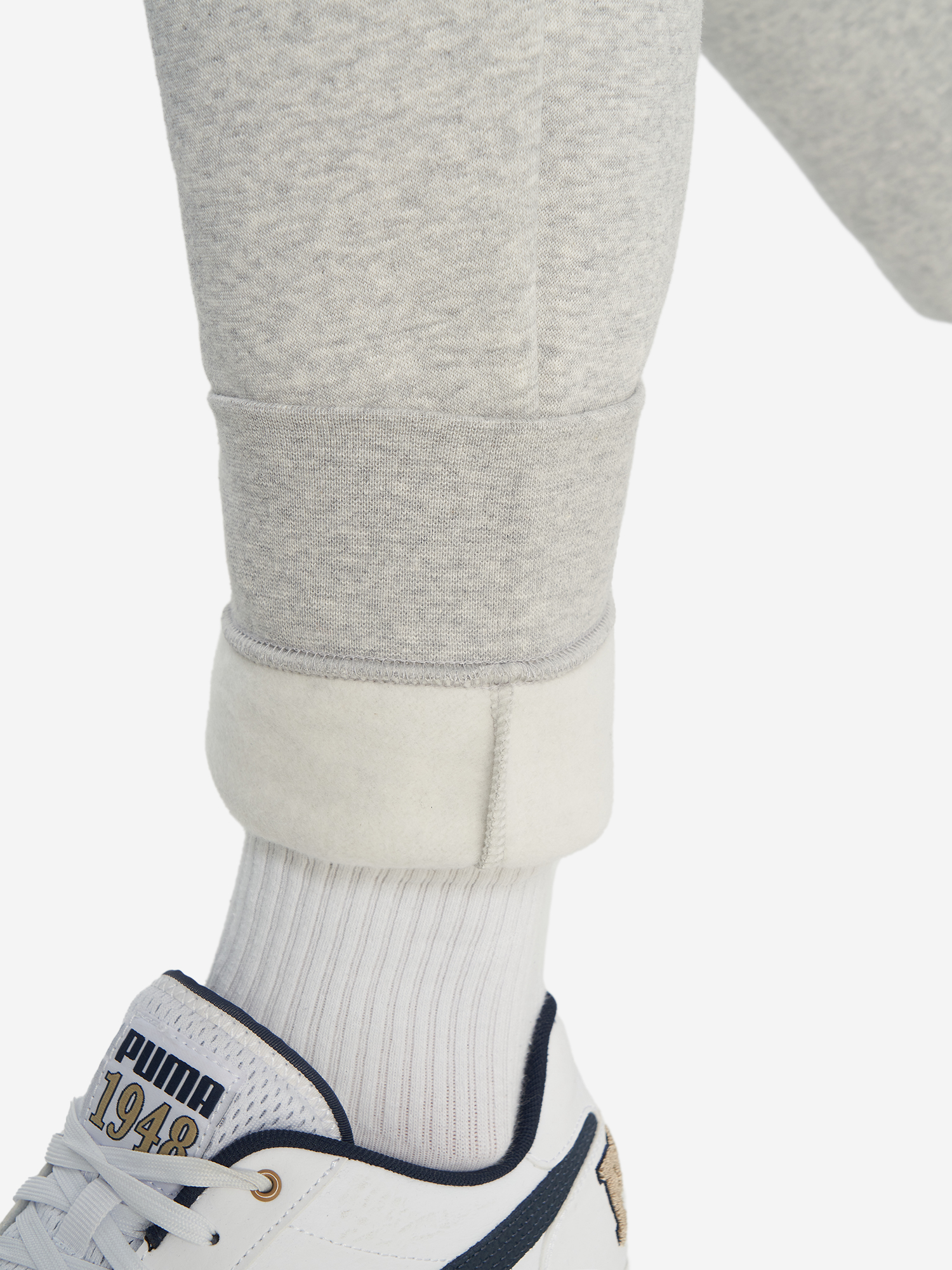 фото Брюки мужские puma ess logo lab execution, серый