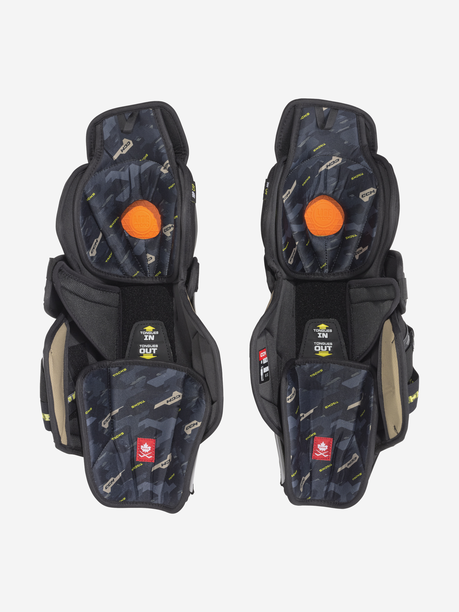 фото Щитки хоккейные ccm as-v pro sr, черный