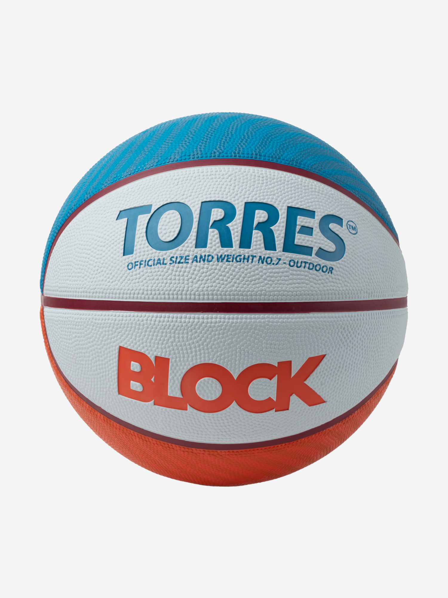 Мяч баскетбольный TORRES Block, B023167, р.7, резина, нейлон. корд, бут. камера, светл-серо-сине-ора, Серый
Мяч баскетбольный TORRES Block, B023167, р.7, резина, нейлон. корд, бут. камера, светл-серо-сине-ора, Серый