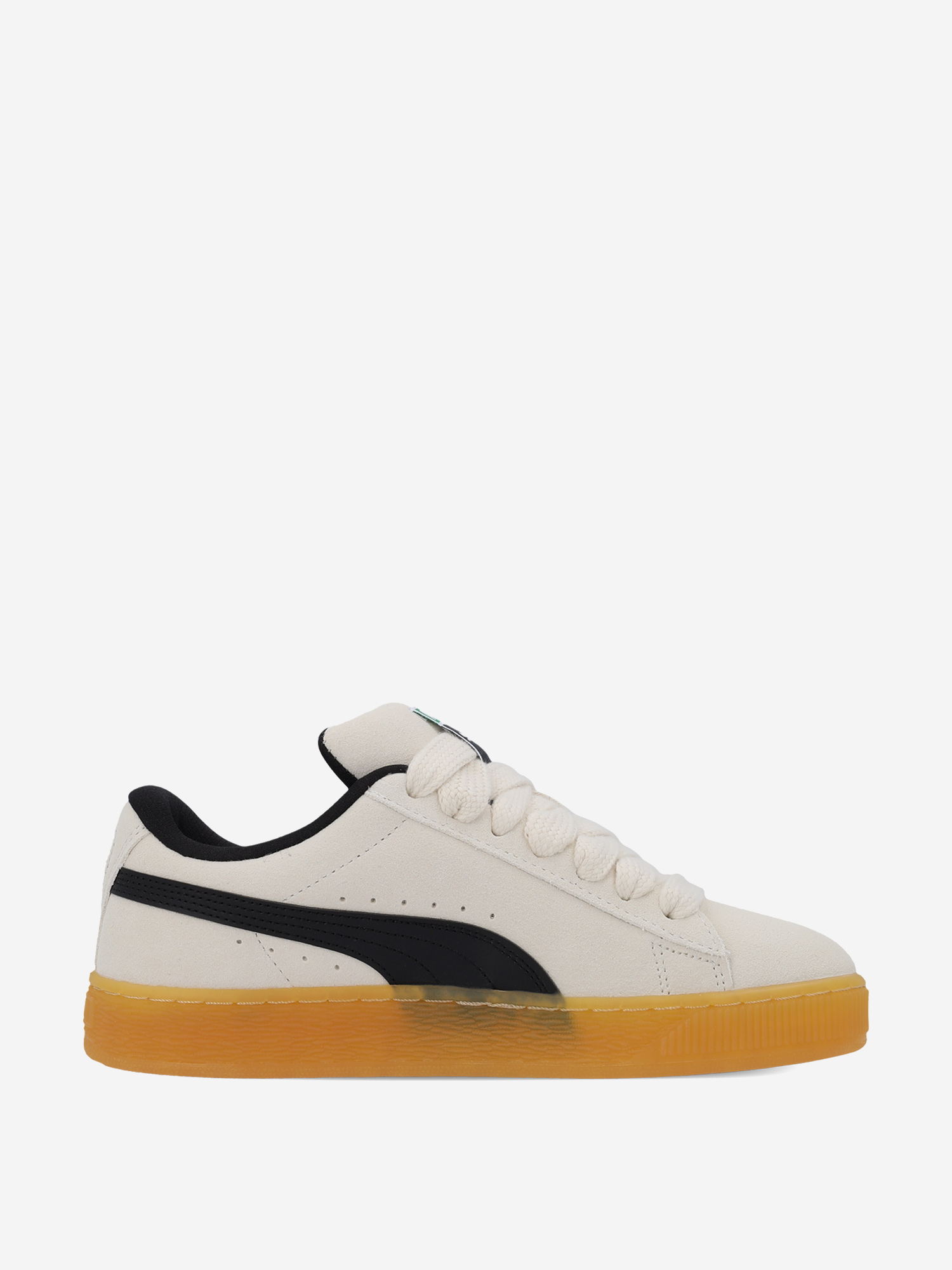 фото Кеды женские puma suede xl dark risk, бежевый
