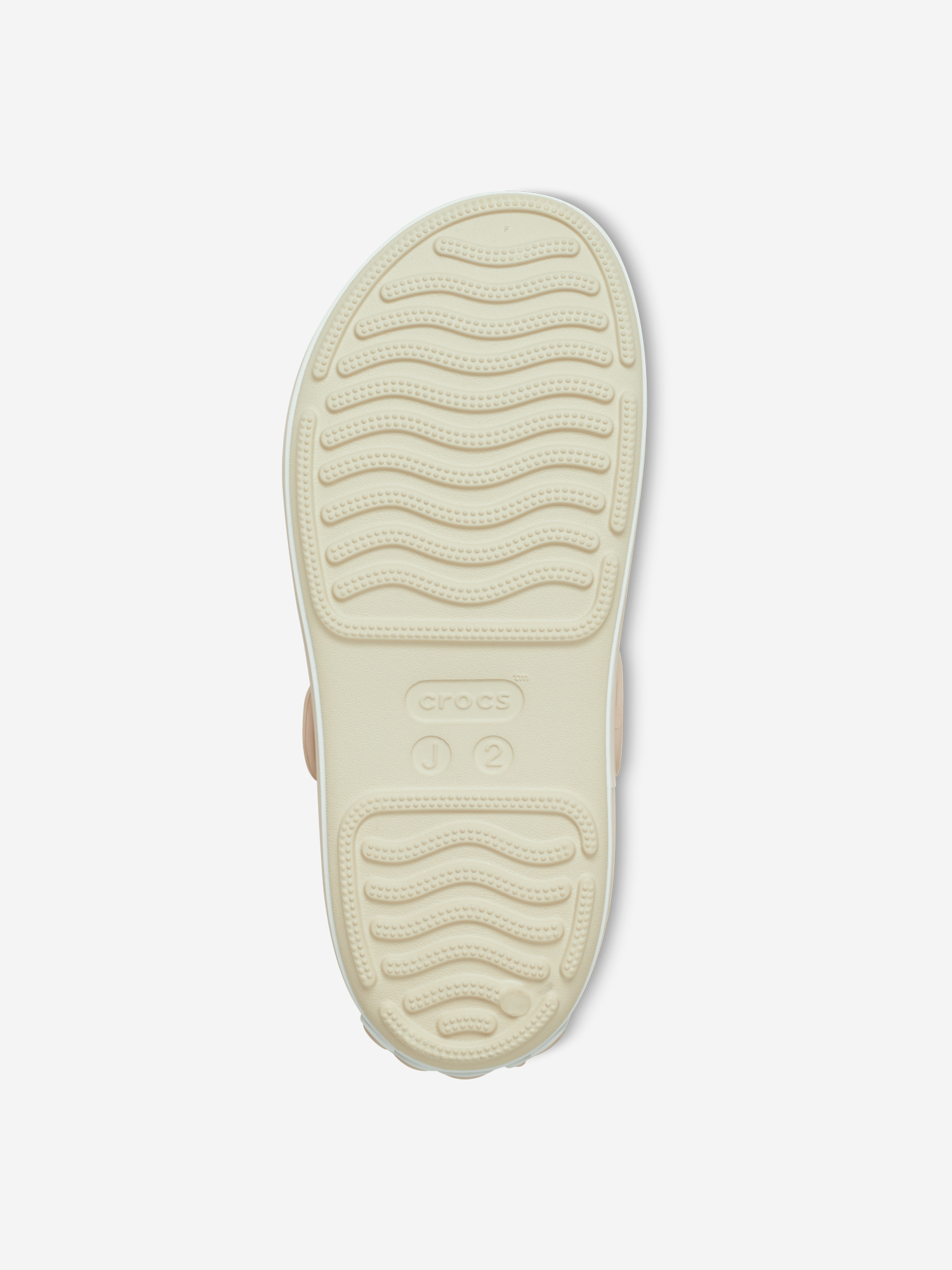 фото Сандалии для девочек crocs crocband cruiser, бежевый