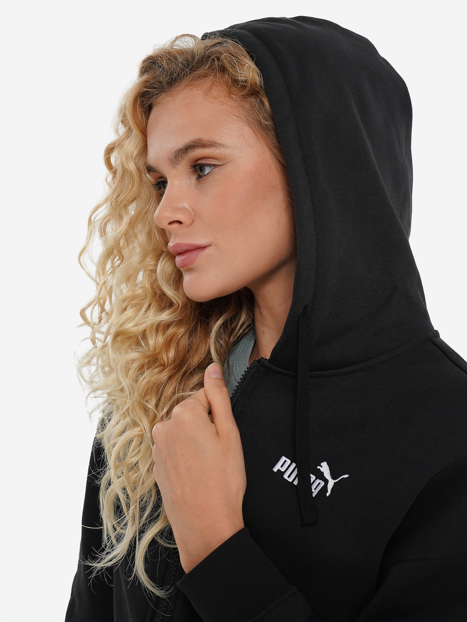 фото Толстовка женская puma, черный
