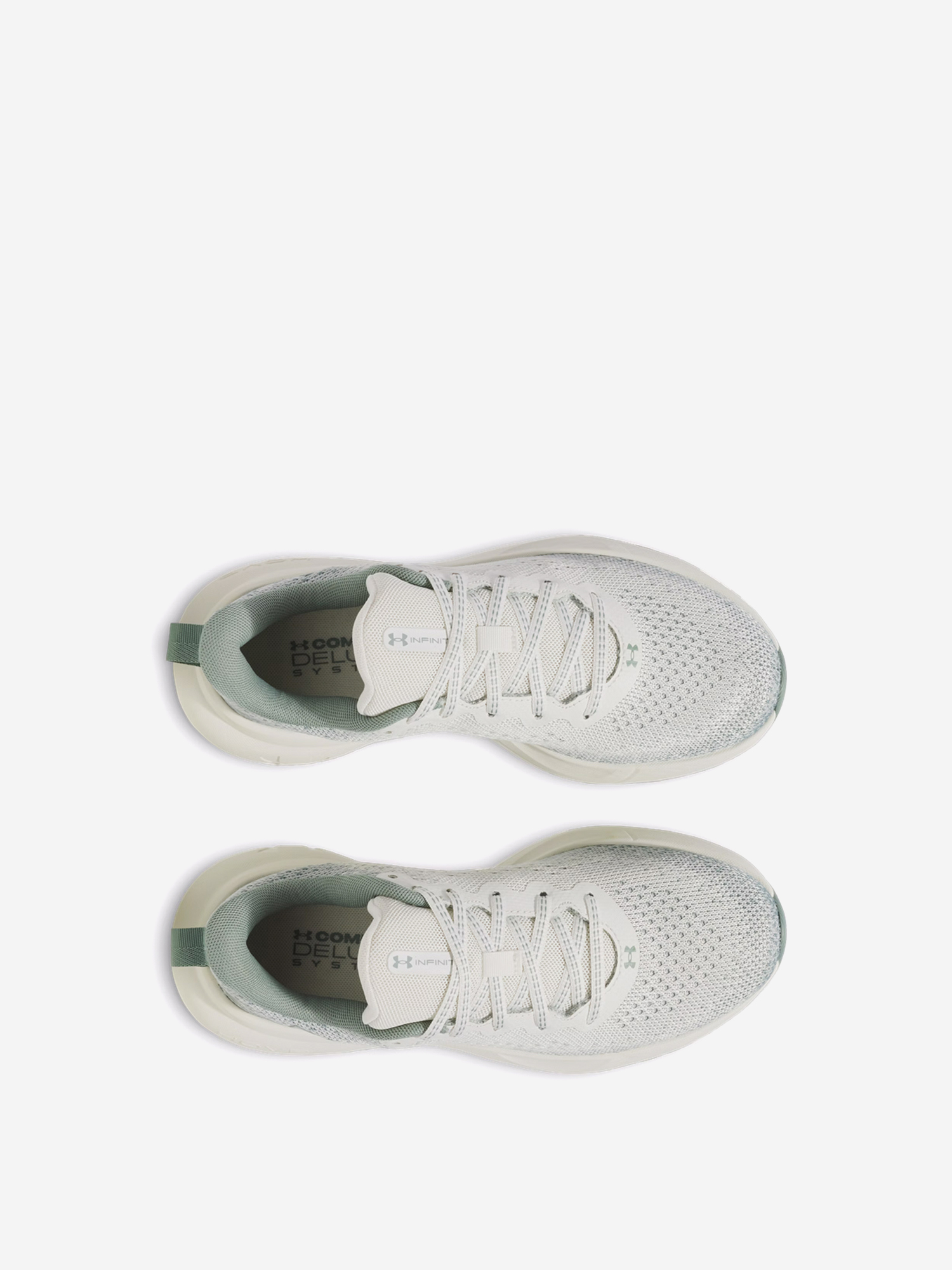 фото Кроссовки женские under armour infinite, зеленый