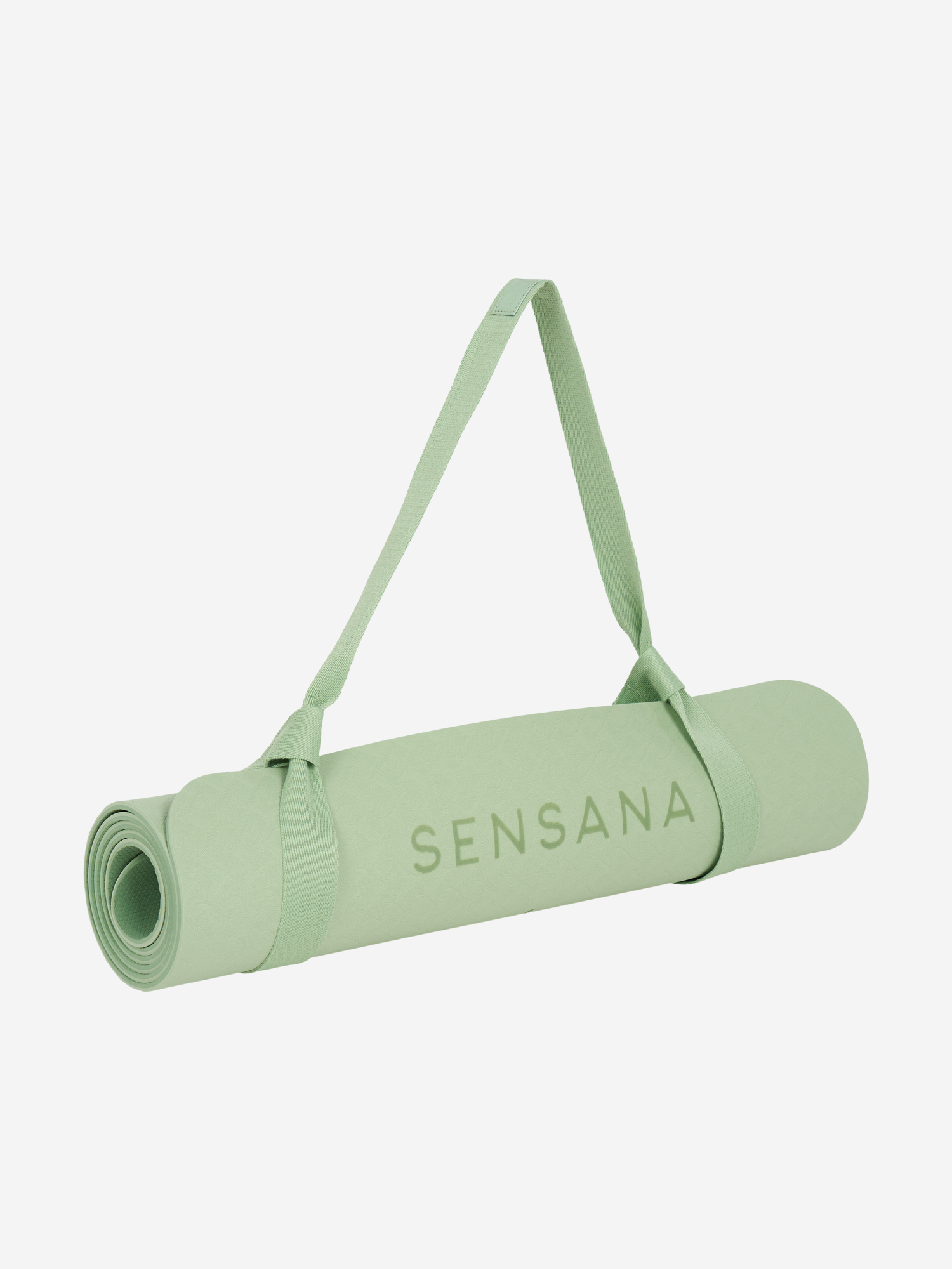 фото Коврик для йоги sensana, зеленый