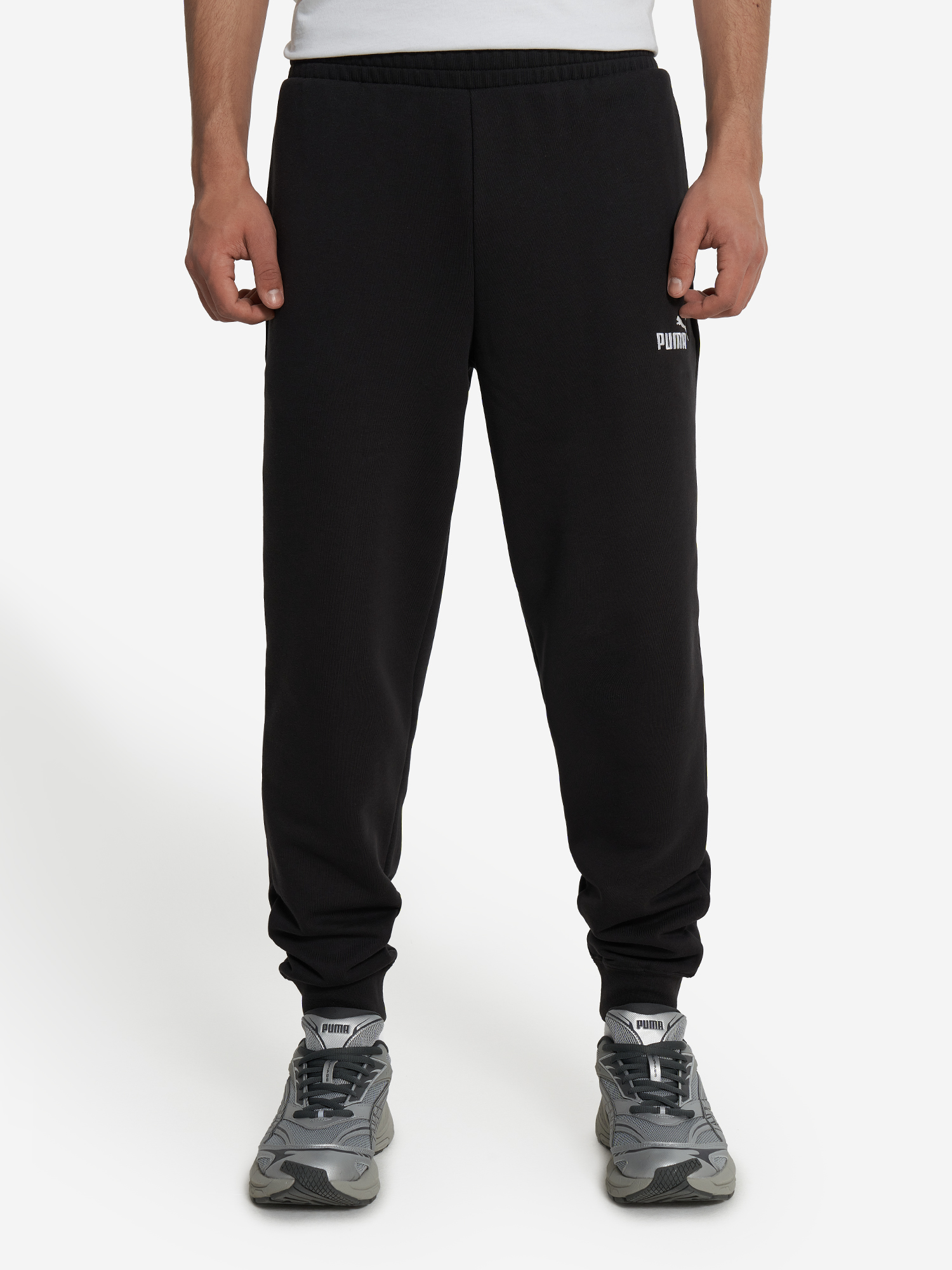 фото Брюки мужские puma ess no. 1 logo, черный