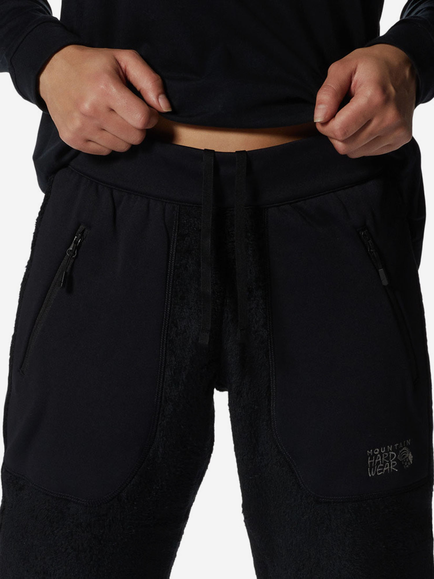 фото Брюки женские mountain hardwear polartec, черный