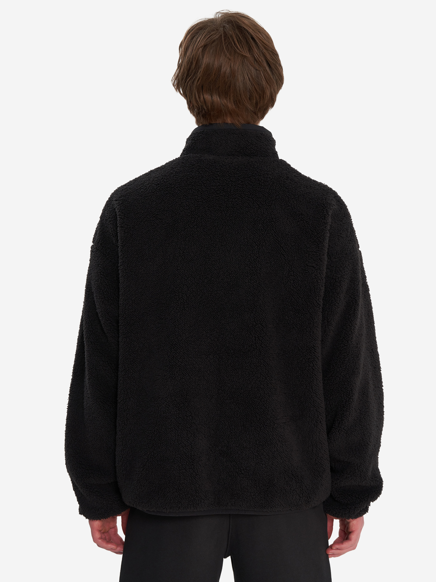 фото Толстовка мужская puma reversible hybrid sherpa, черный
