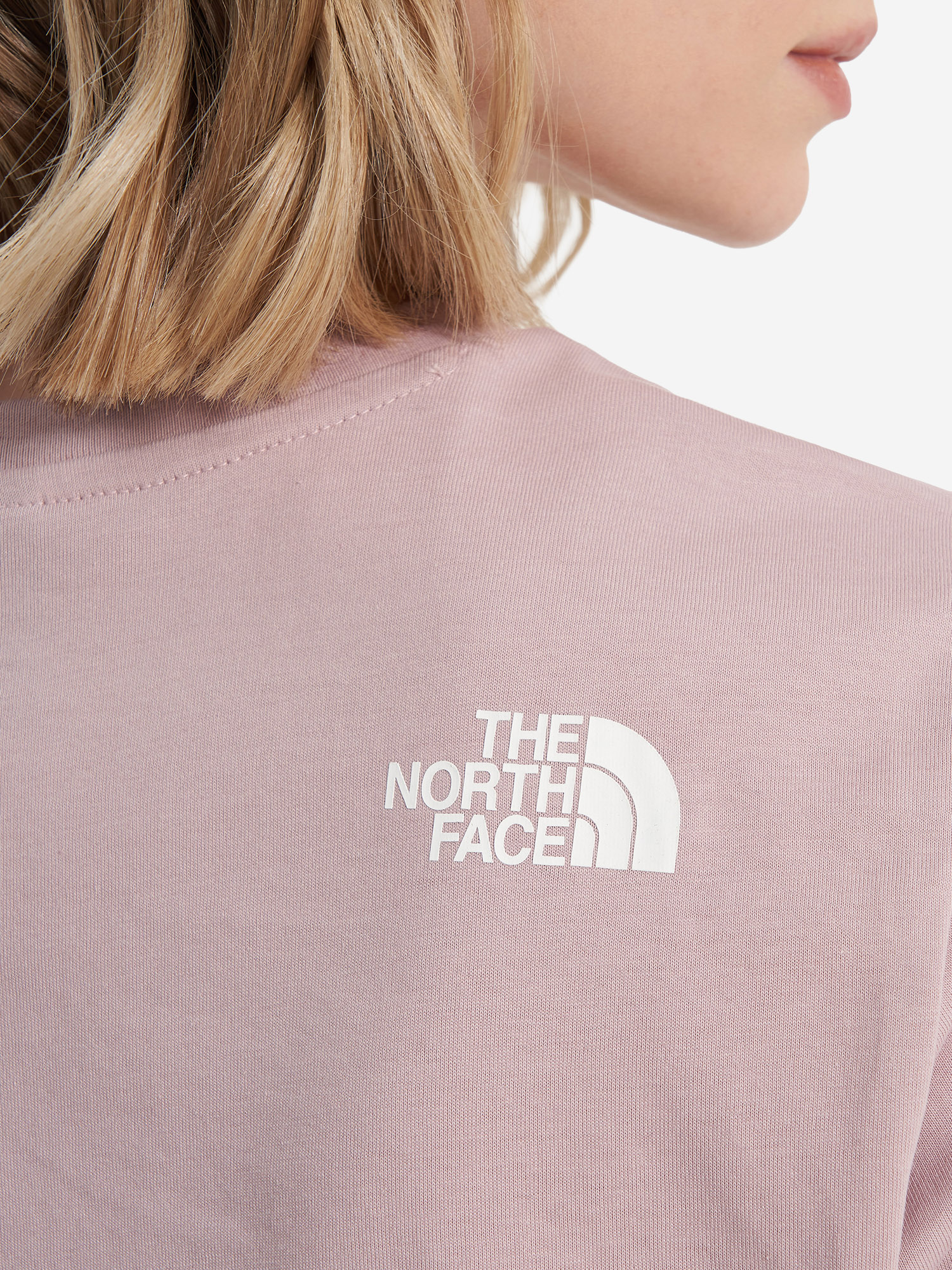 фото Футболка женская the north face simple dome, розовый
