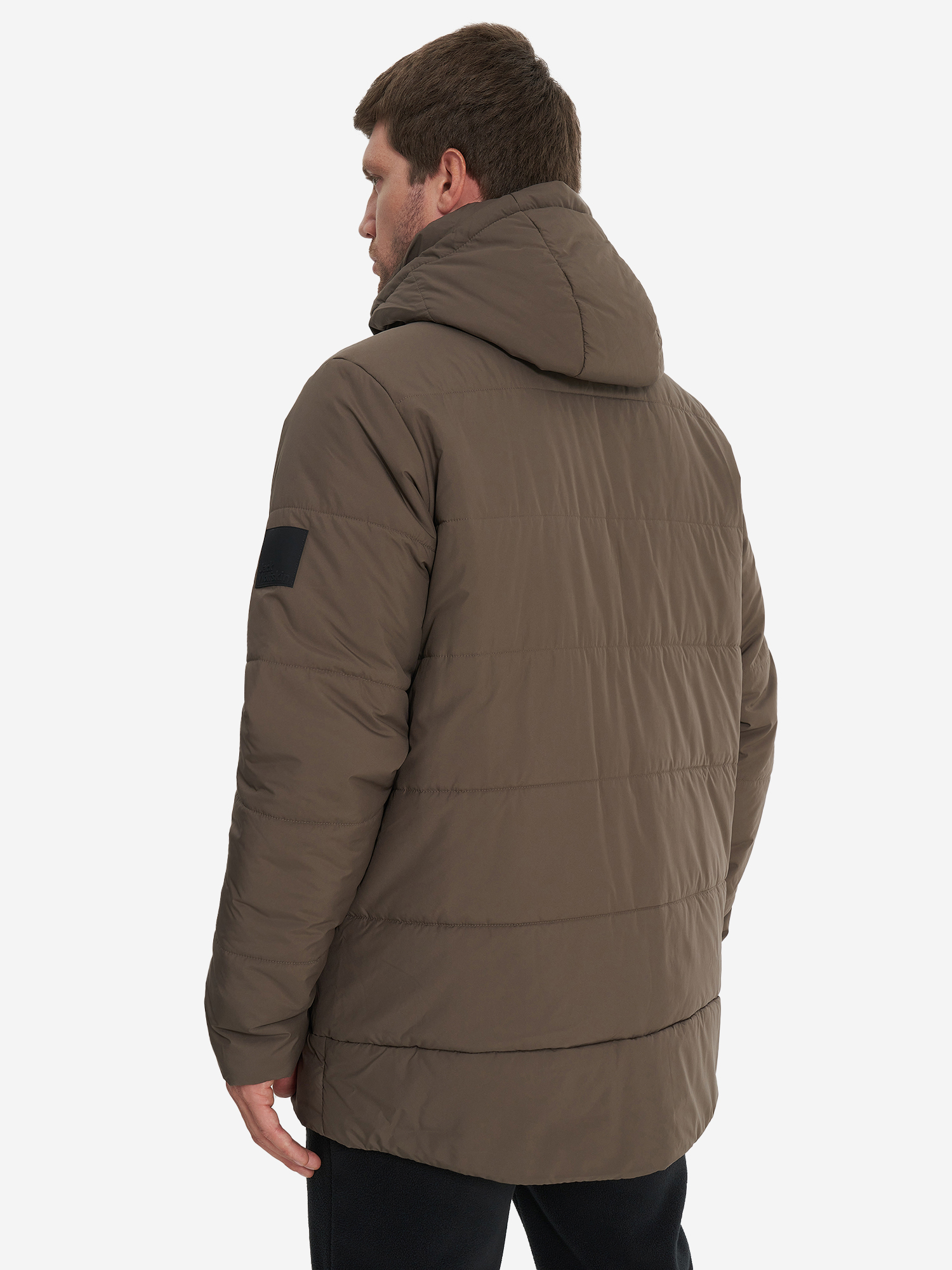 фото Куртка утепленная мужская jack wolfskin deutzer, коричневый