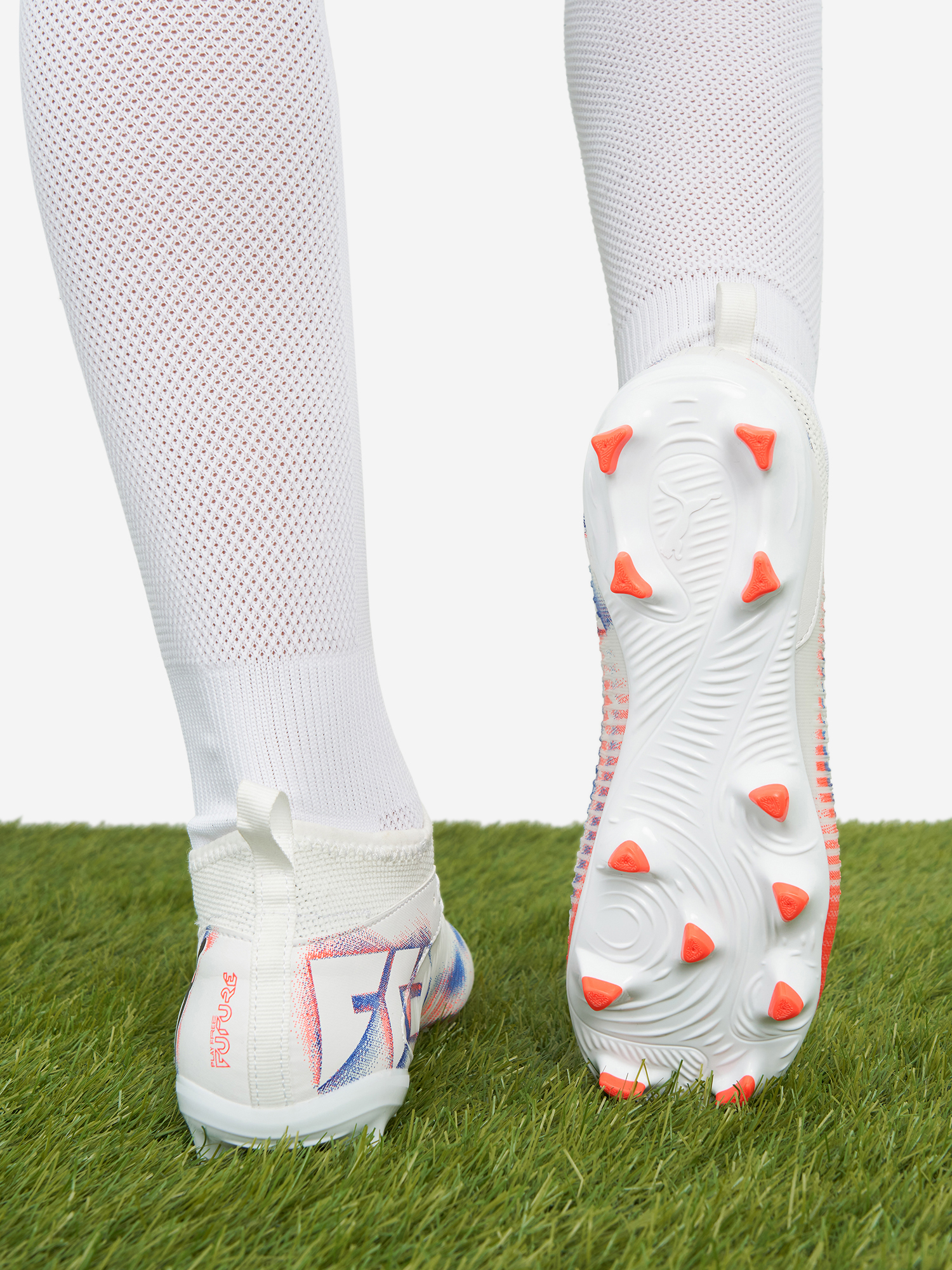 фото Бутсы для мальчиков puma future 8 match fg/ag jr, белый