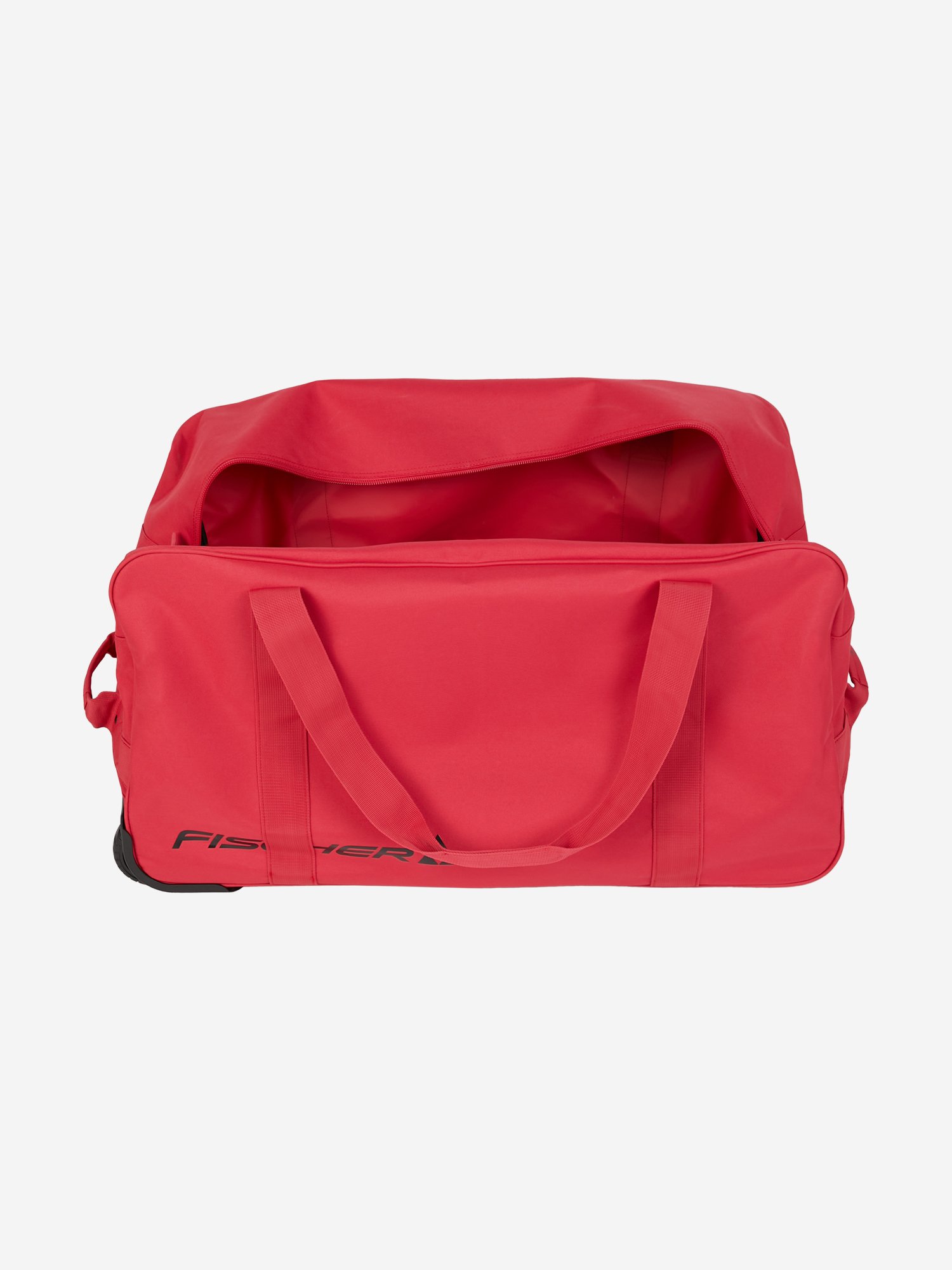 фото Баул хоккейный с колесами детский fischer player bag 30", красный