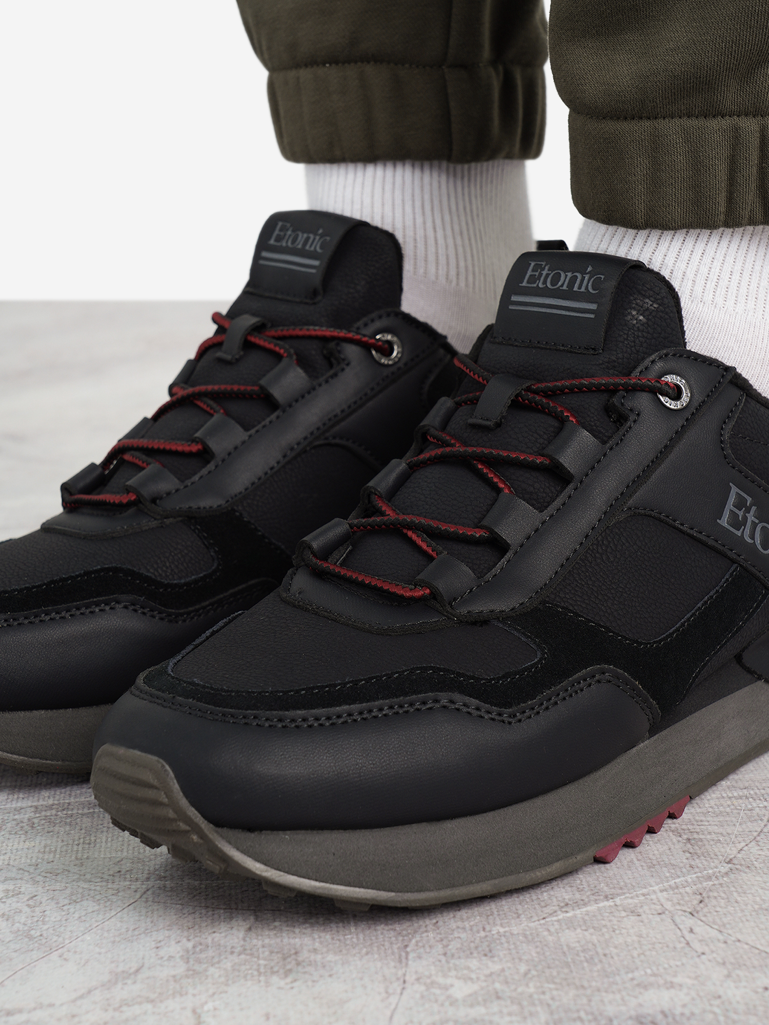 фото Кроссовки утепленные мужские etonic daski, черный
