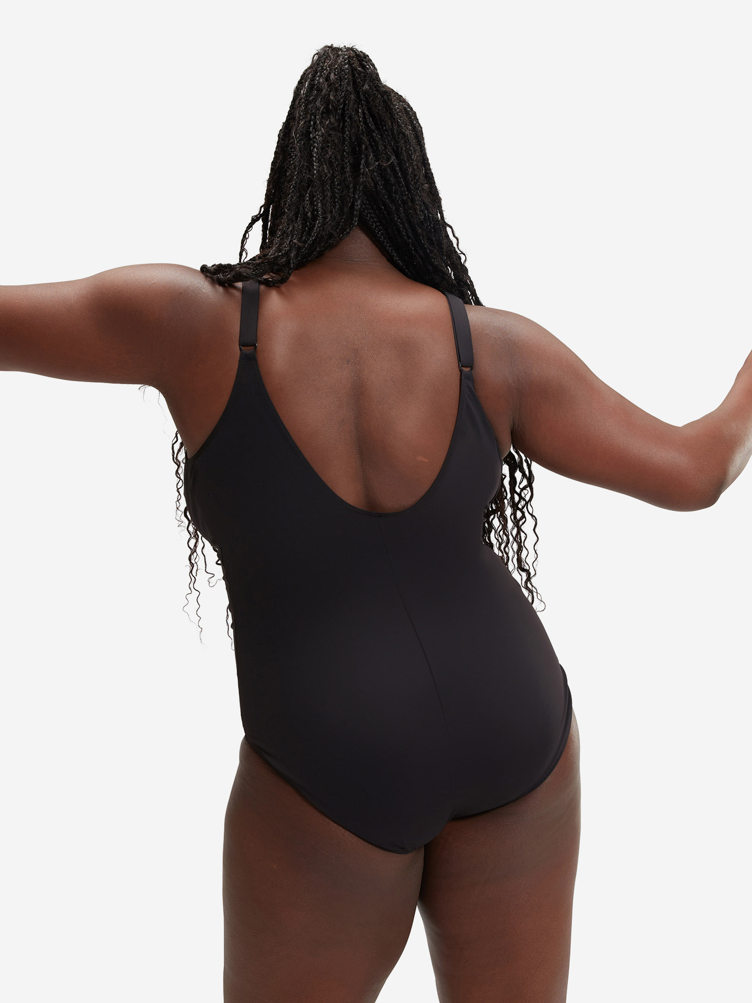 фото Купальник слитный женский speedo, черный