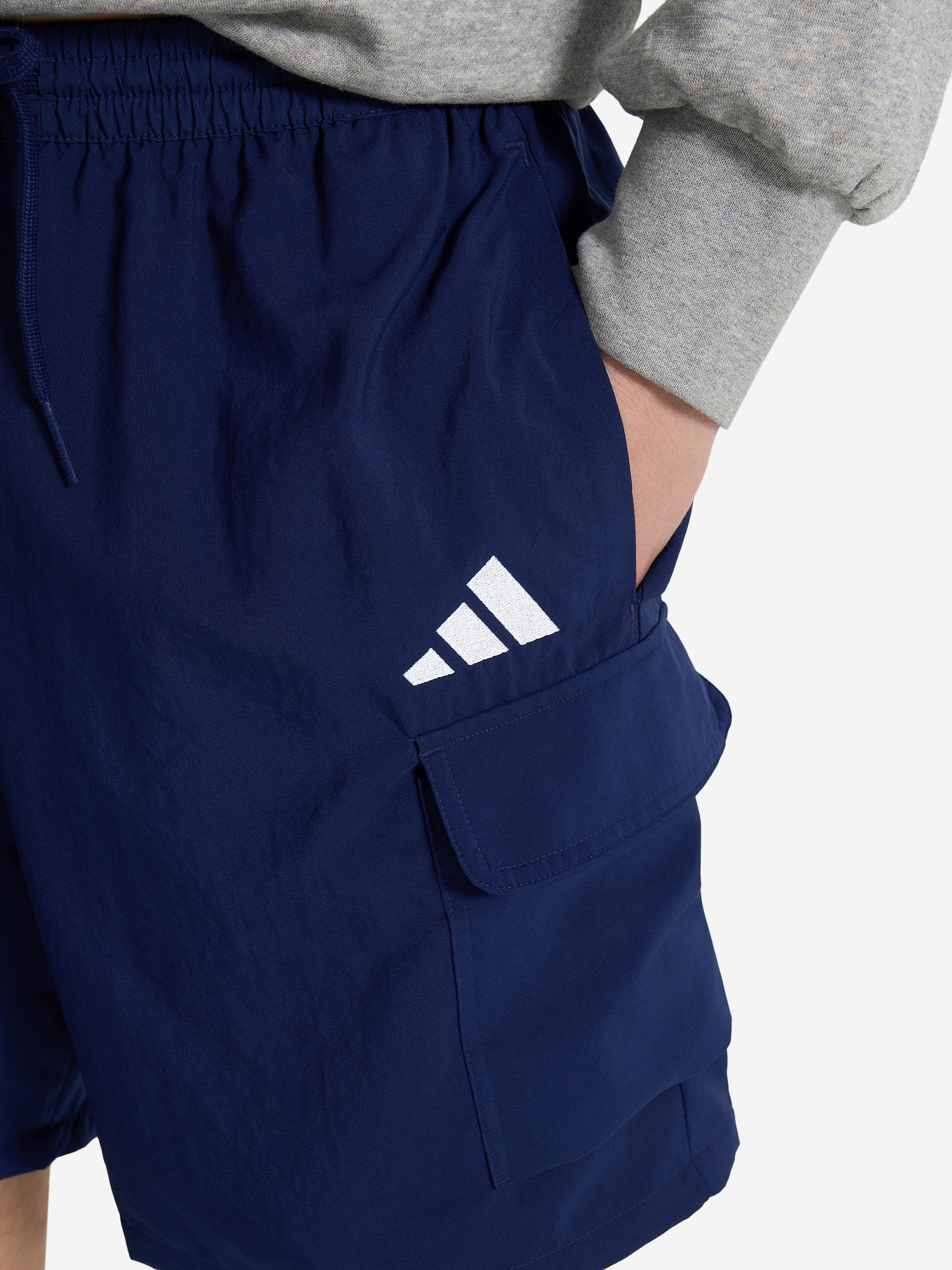 фото Шорты мужские adidas, синий