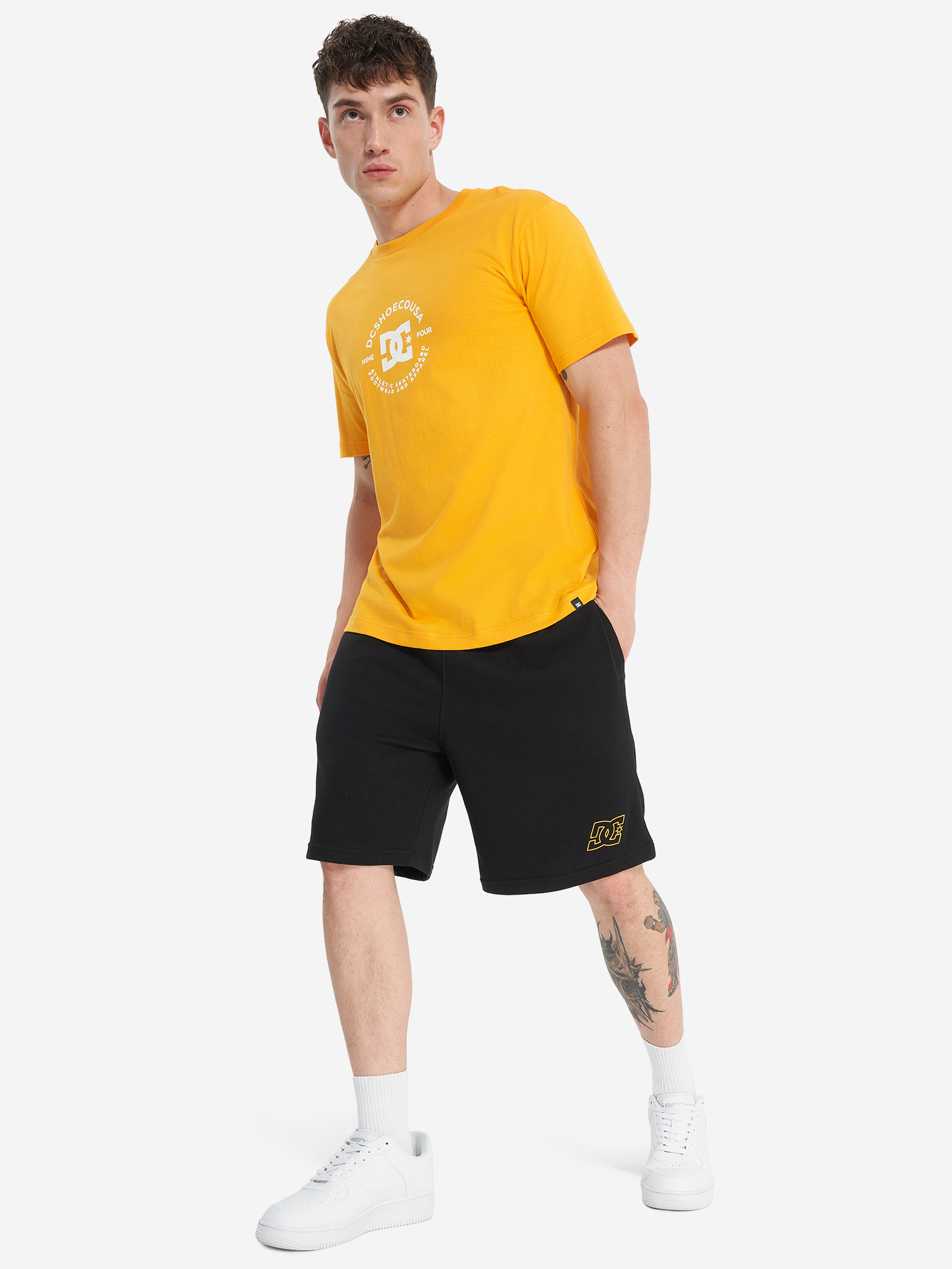 фото Футболка мужская dc shoes essy dorrington, желтый