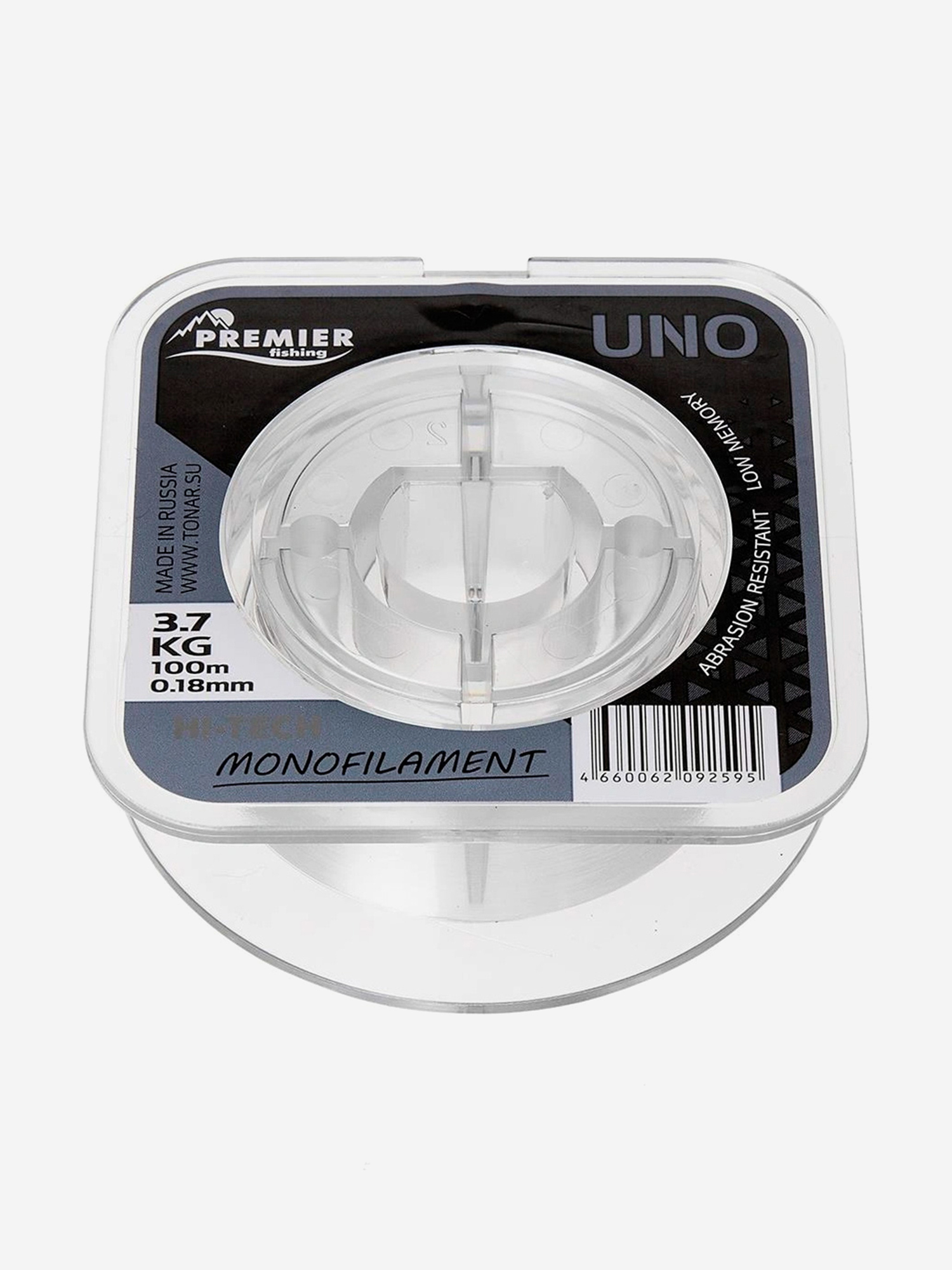 Леска для рыбалки Premier Fishing UNO Nylon 0,18мм, 100м, 3,7кг, прозрачный, Серый
Леска для рыбалки Premier Fishing UNO Nylon 0,18мм, 100м, 3,7кг, прозрачный, Серый