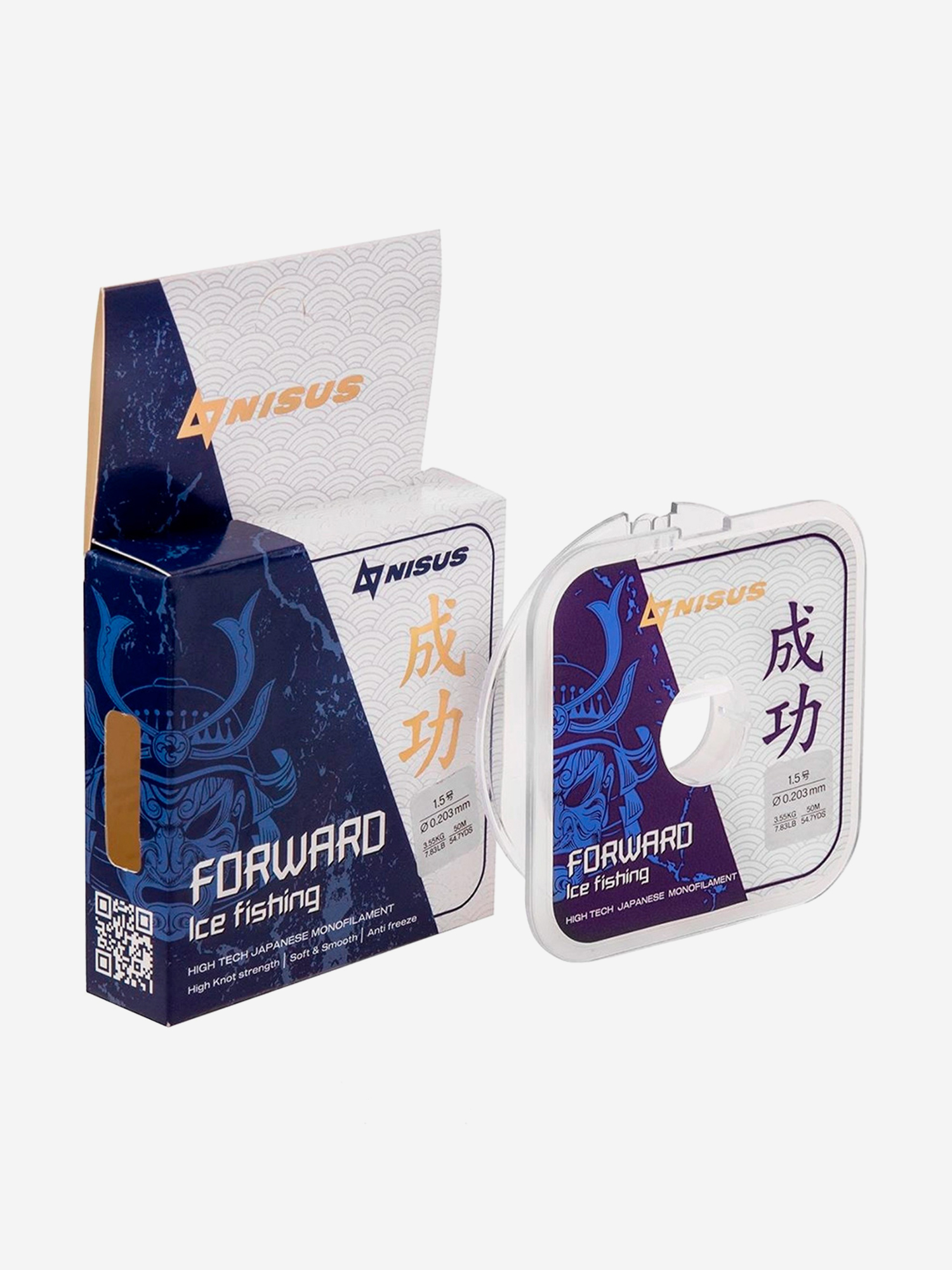 Леска для рыбалки Nisus FORWARD ICE FISHING Nylon 0,203мм, 50м, 3,55кг, прозрачный, Серый
Леска для рыбалки Nisus FORWARD ICE FISHING Nylon 0,203мм, 50м, 3,55кг, прозрачный, Серый