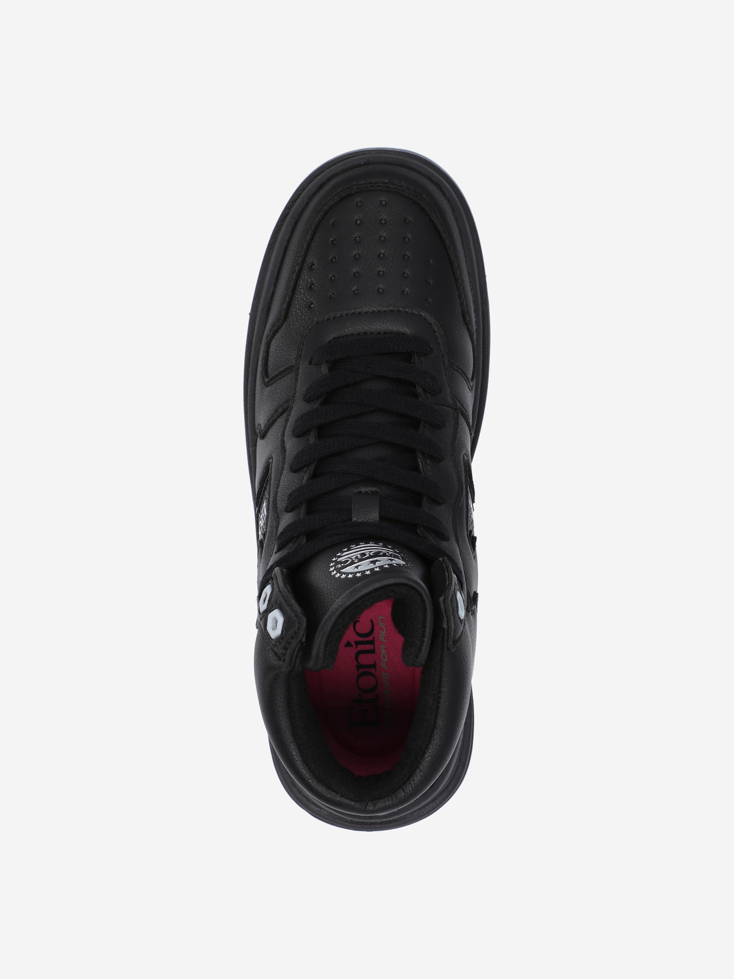 фото Кеды женские etonic basket high warm, черный