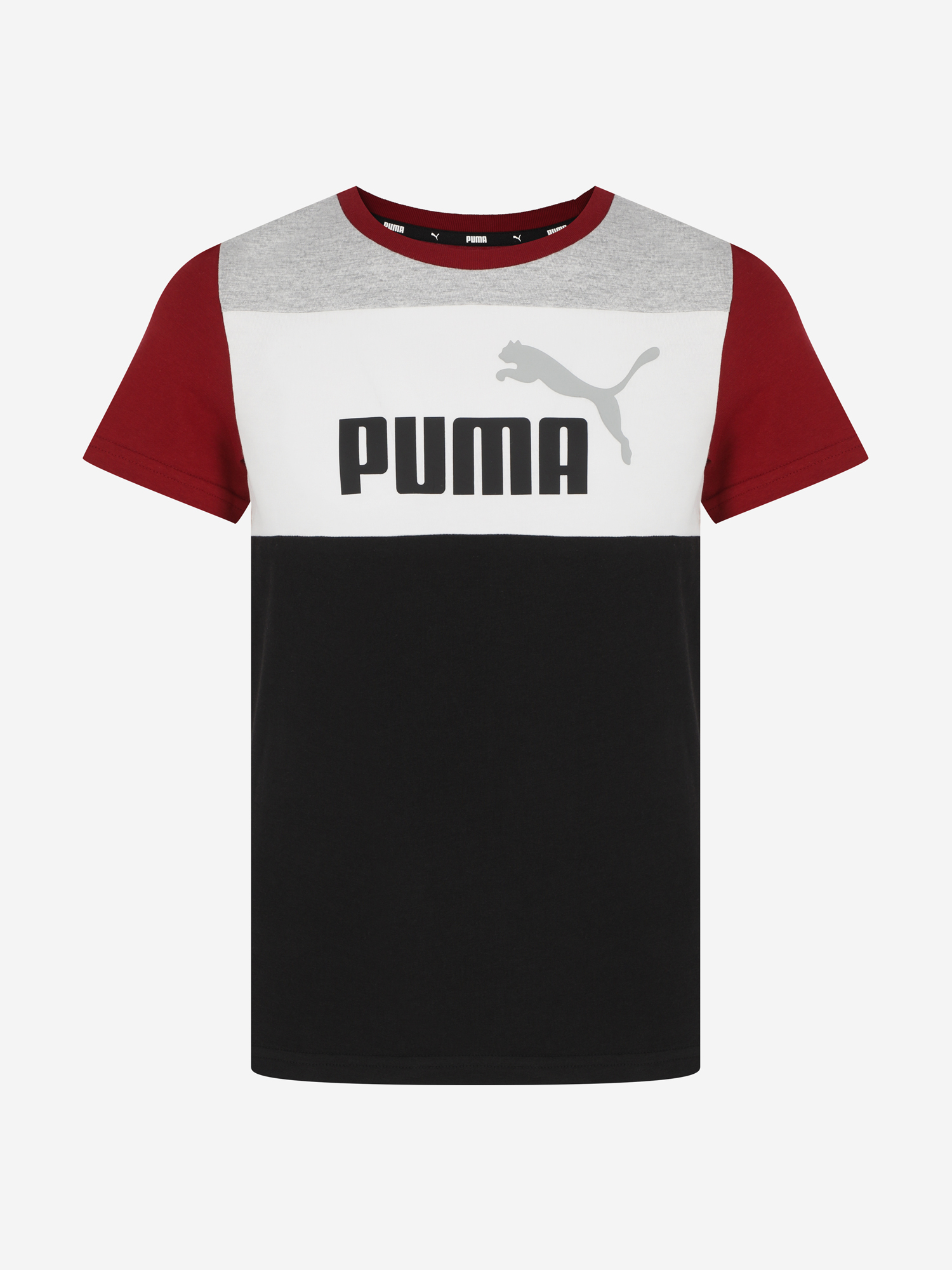 фото Футболка для мальчиков puma ess+ block, красный