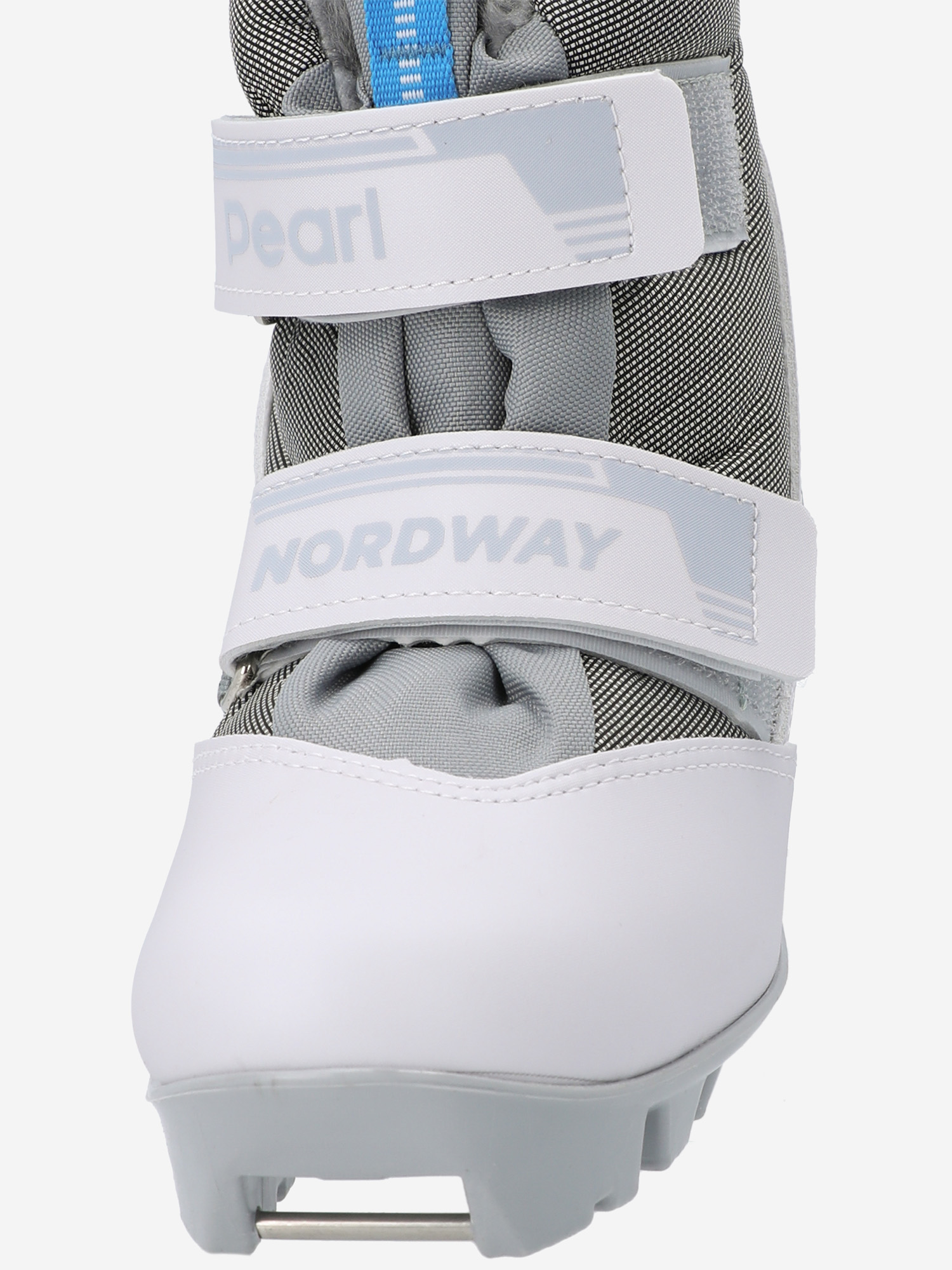 фото Ботинки для беговых лыж детские nordway pearl nnn, белый