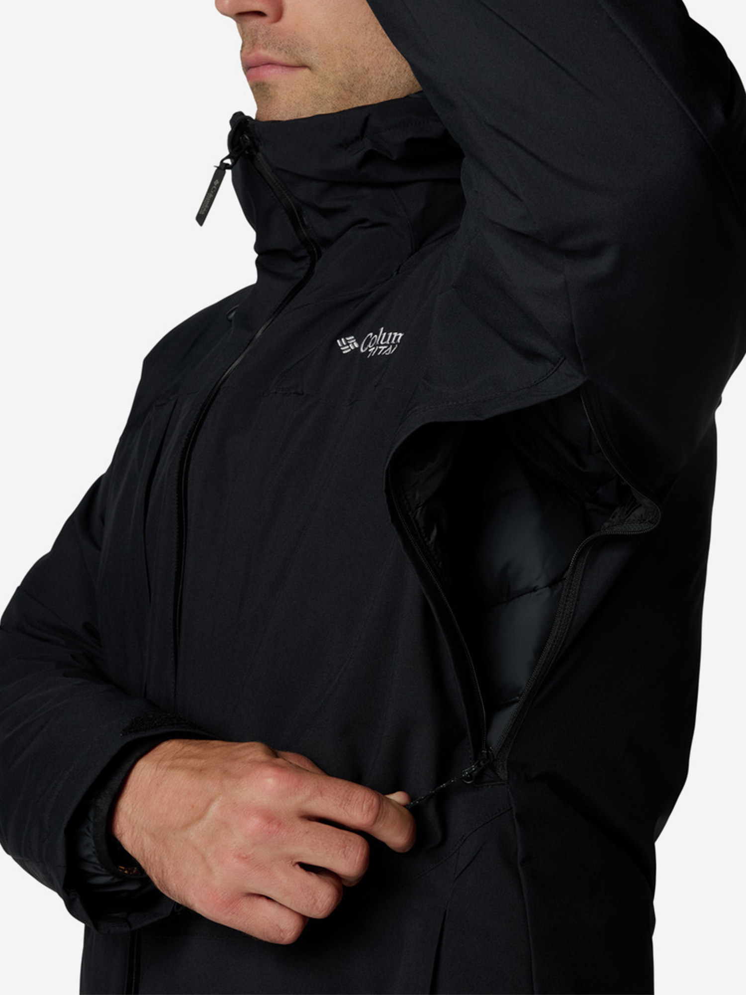 фото Куртка 3 в 1 мужская columbia winter district ii interchange jacket, черный