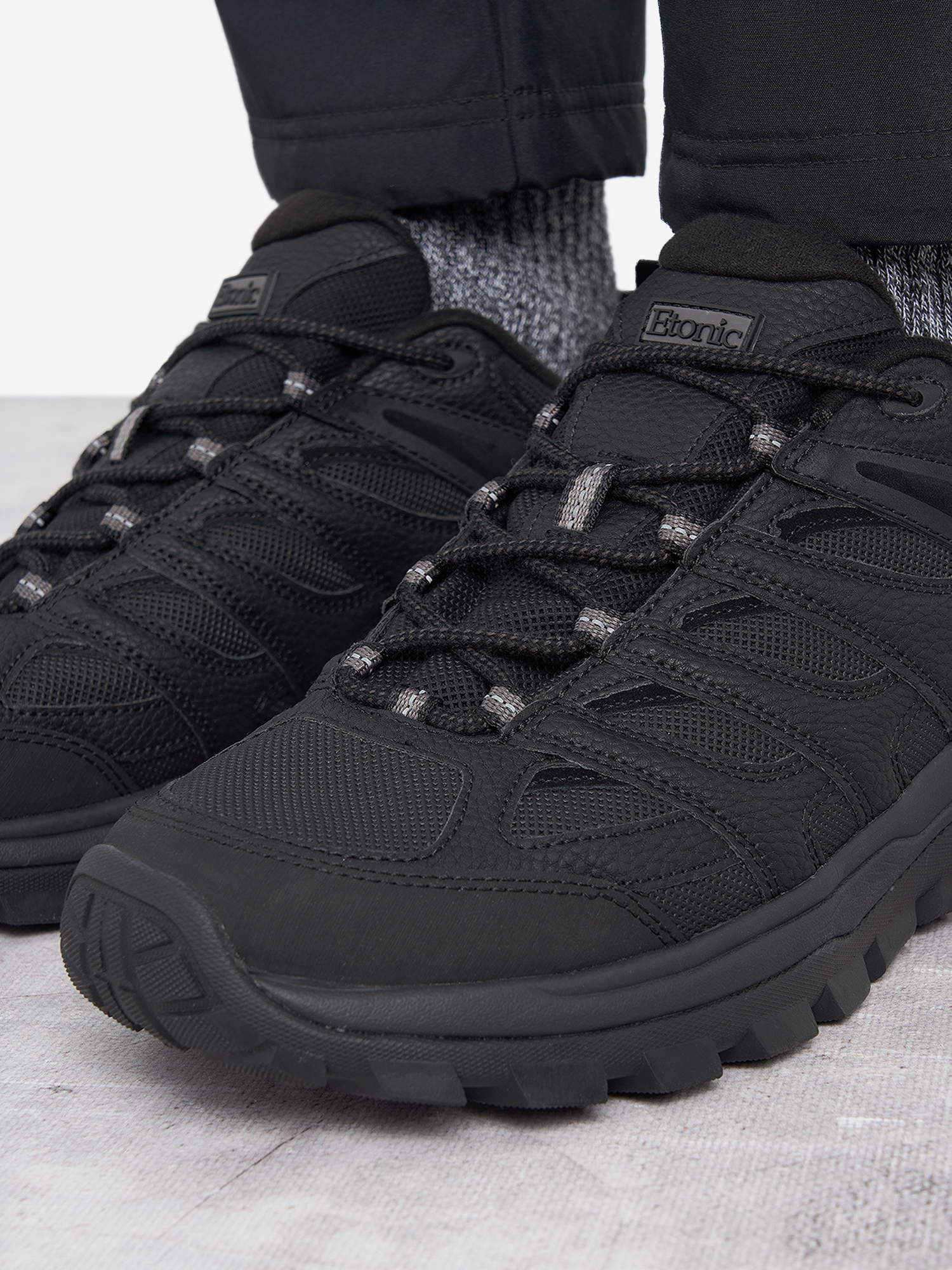 фото Полуботинки утепленные мужские etonic moba, черный