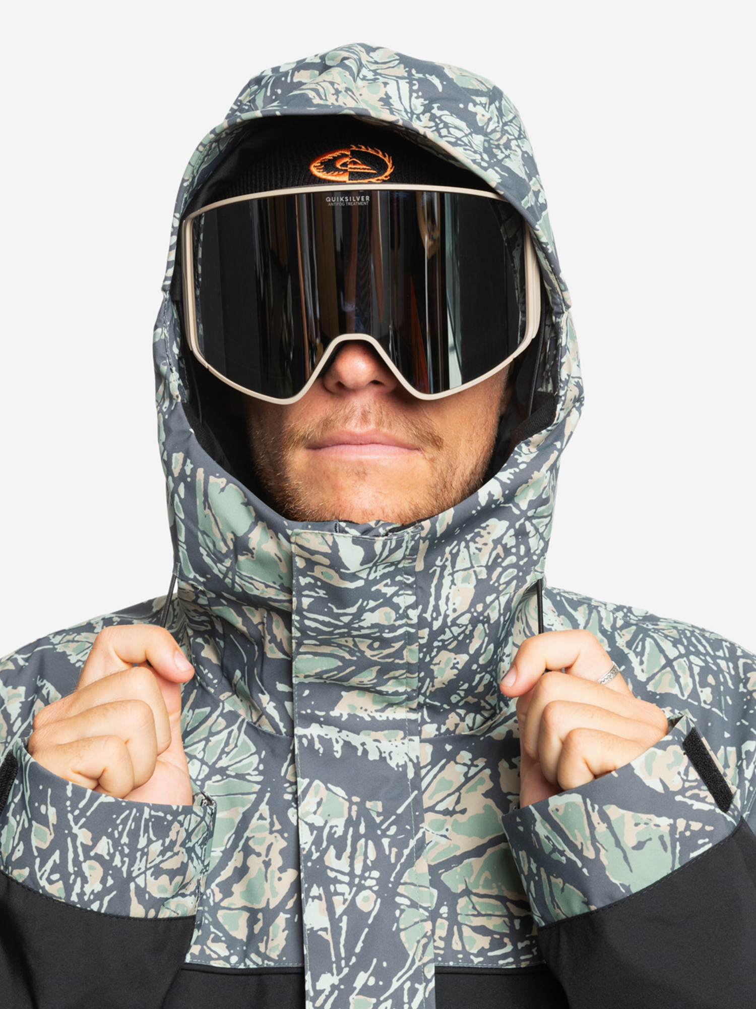 фото Куртка утепленная мужская quiksilver high altitude 20 k, мультицвет