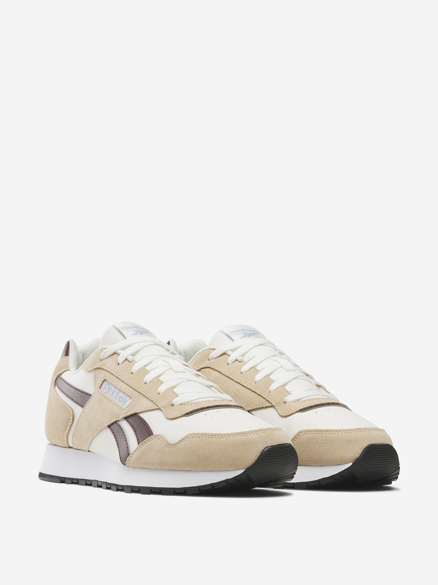 фото Кроссовки мужские reebok glide, бежевый