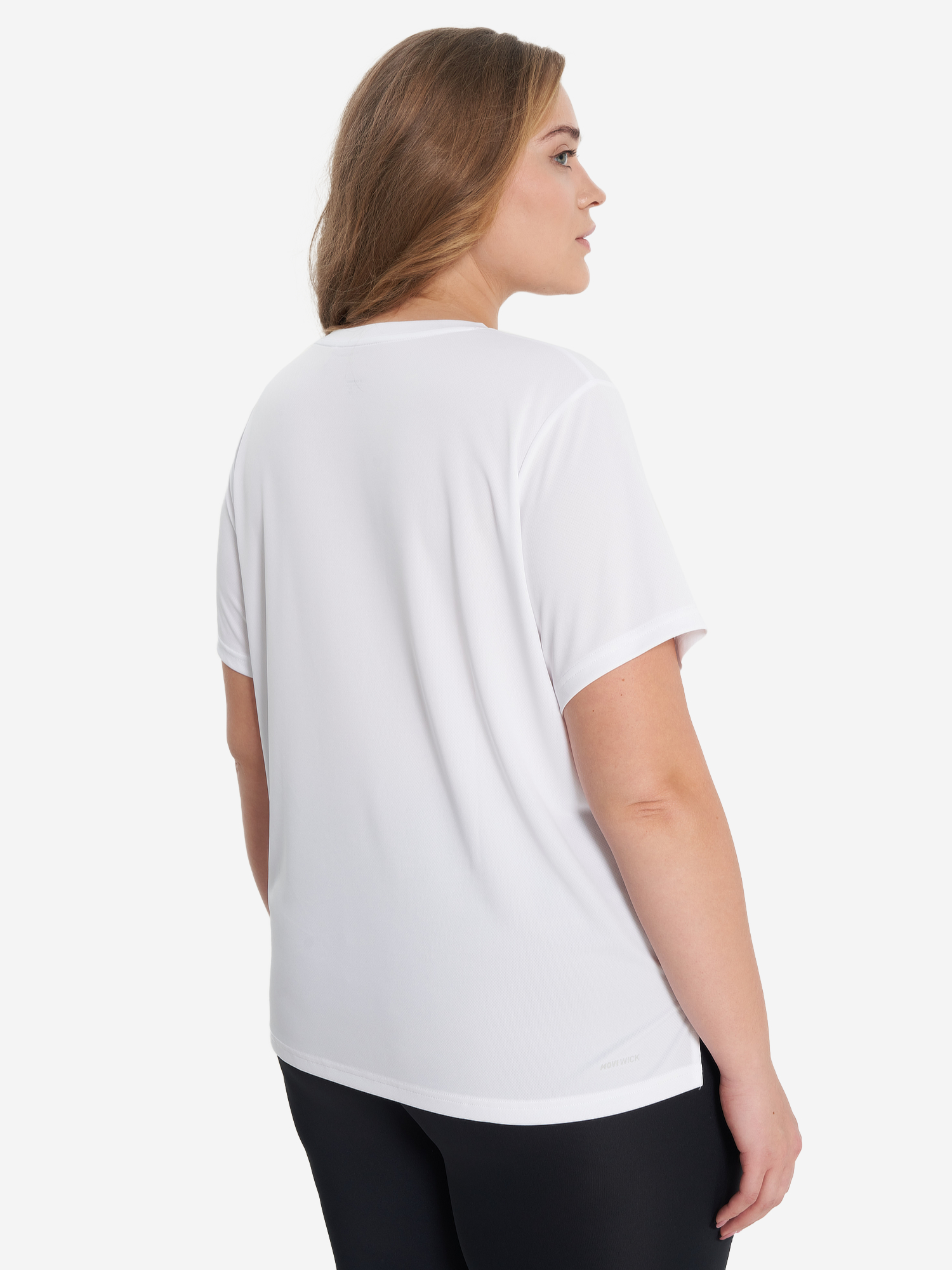 фото Футболка женская demix, plus size, белый