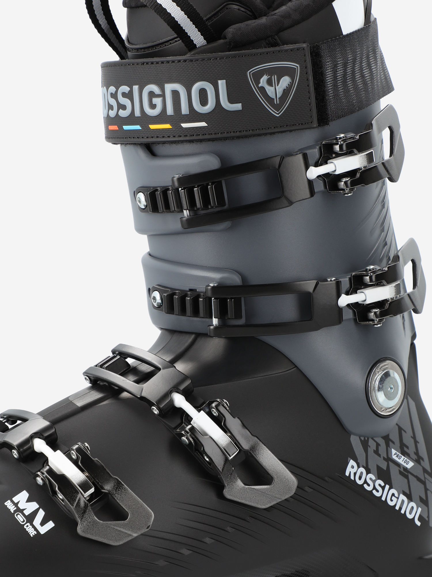 фото Ботинки горнолыжные rossignol hi-speed pro 100 mv, черный