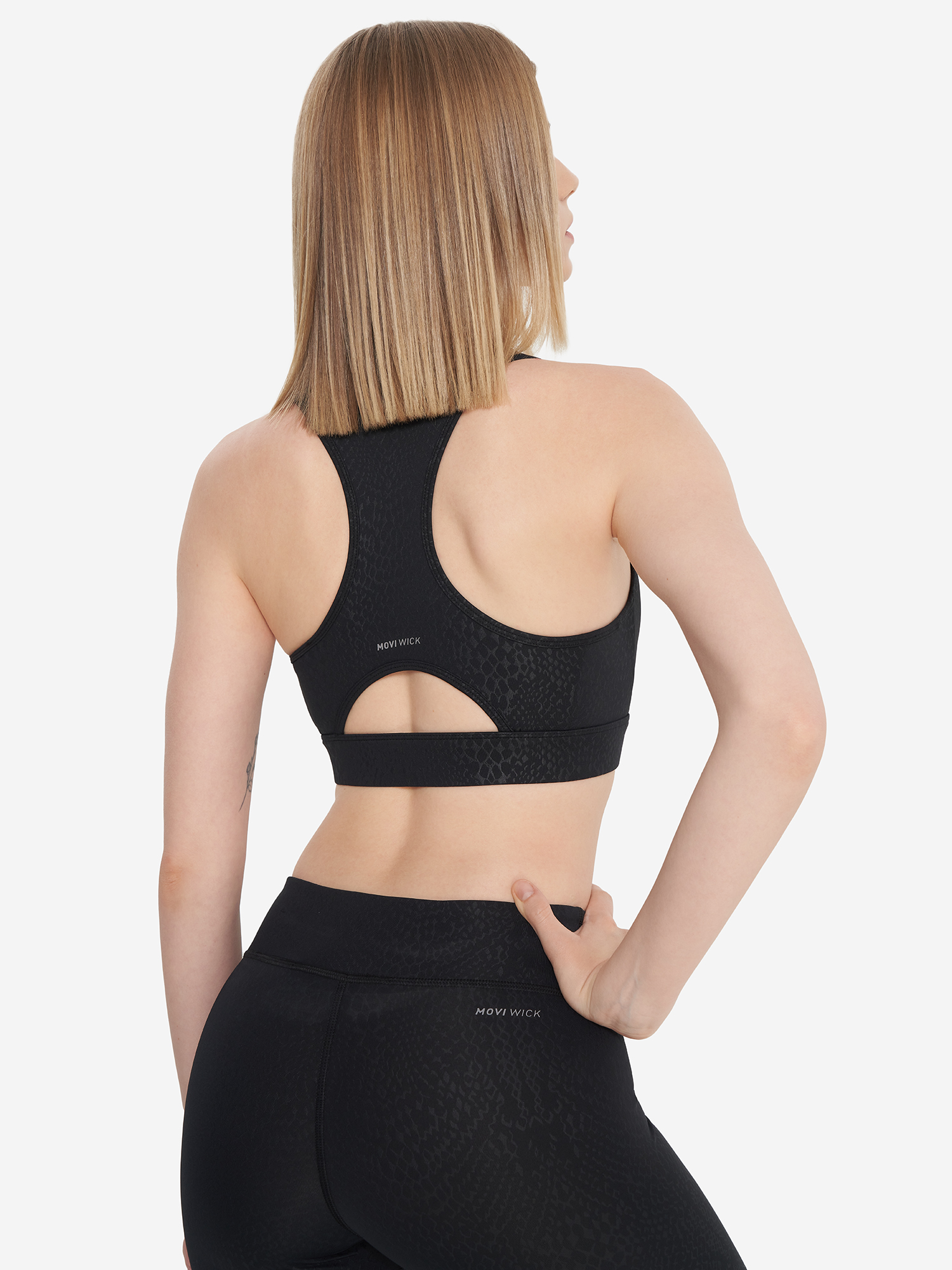 фото Топ бра спортивный demix activemove gym gfx, черный