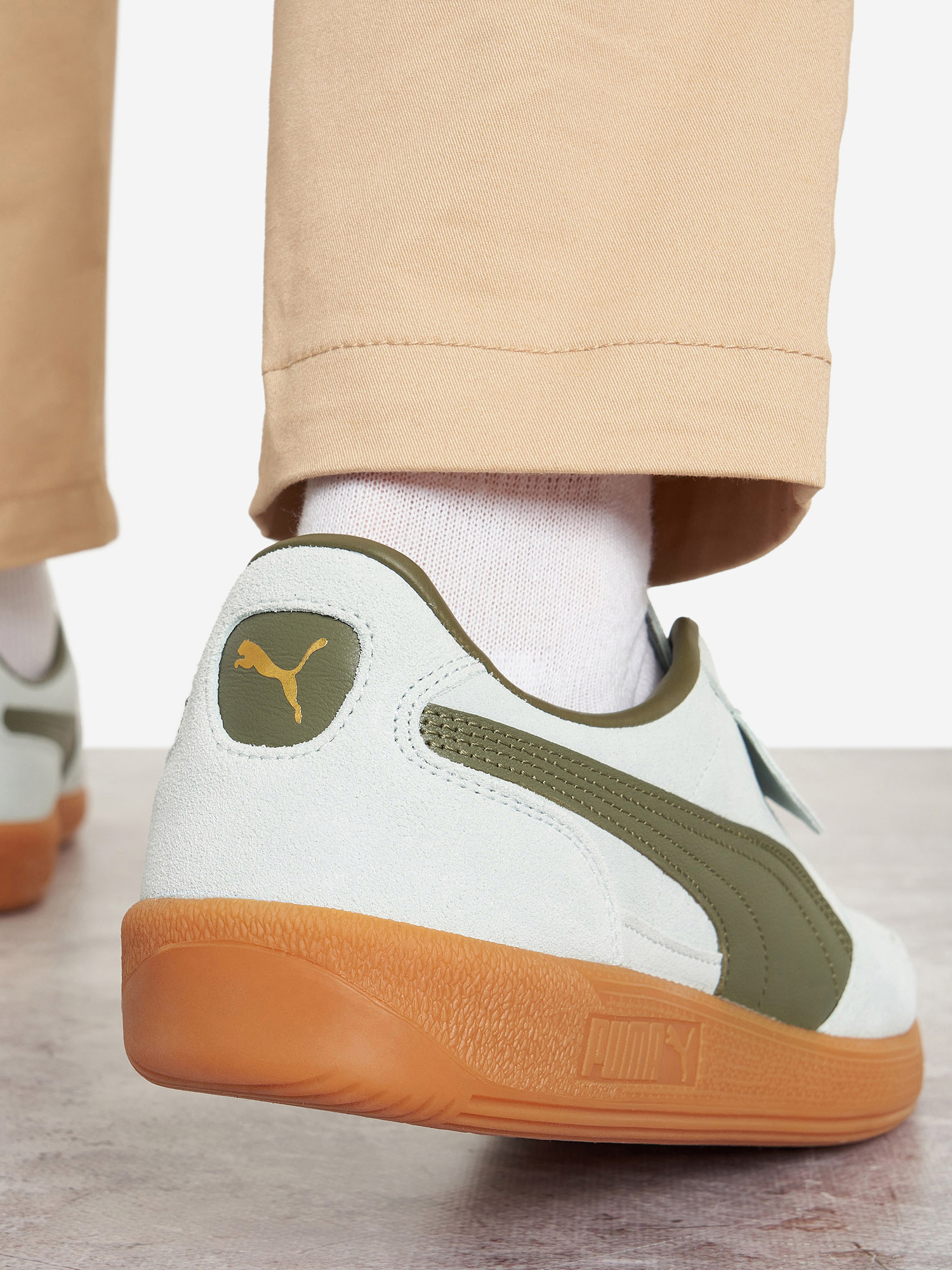 фото Кеды мужские puma palermo, зеленый