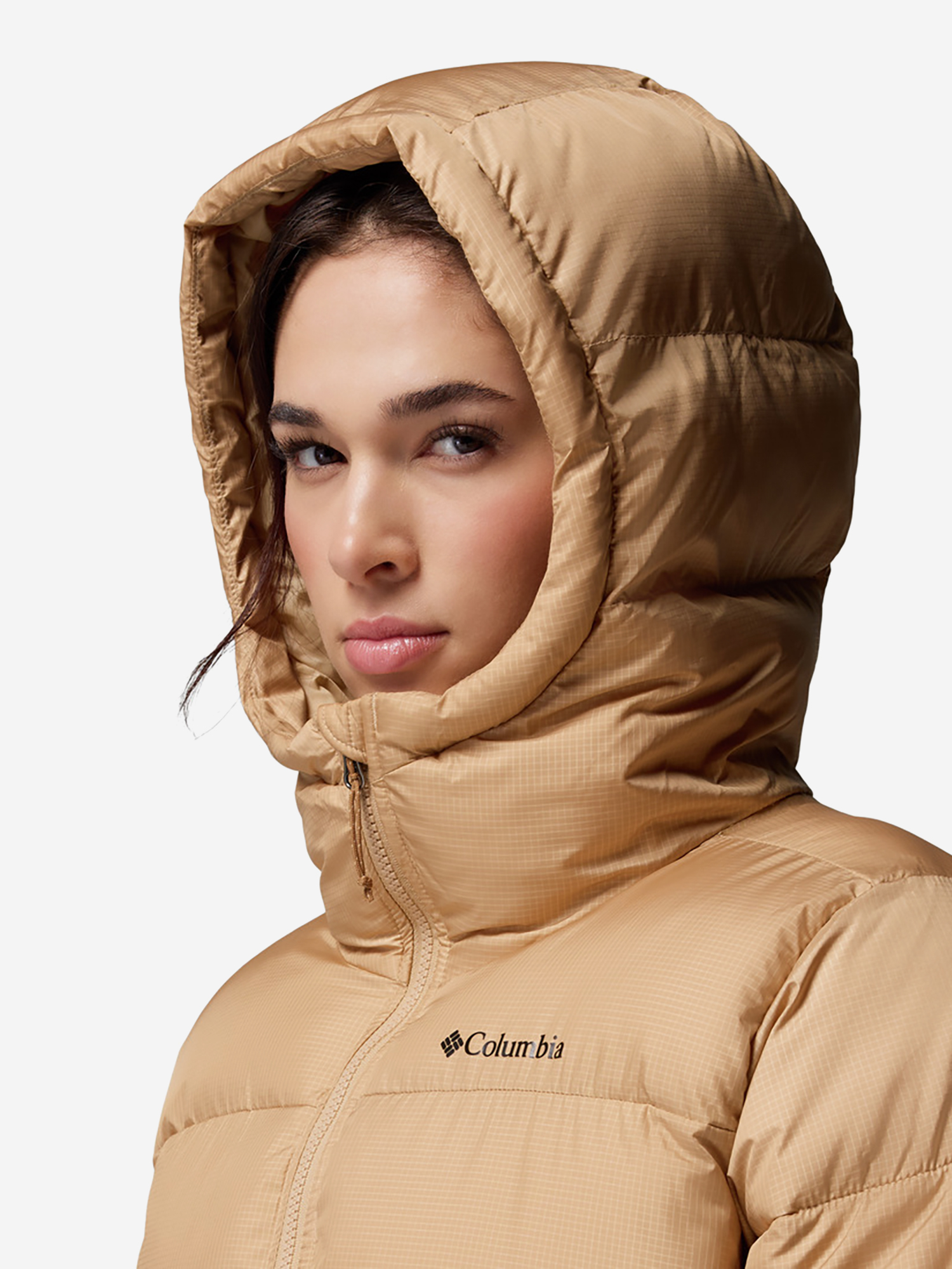 фото Пальто утепленное женское columbia puffect ii, желтый